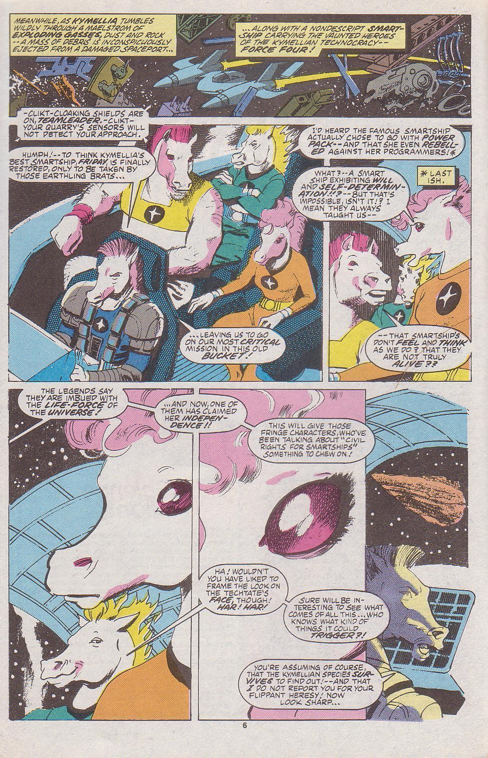 Read online Power Pack (1984) comic -  Issue #51 - 5
