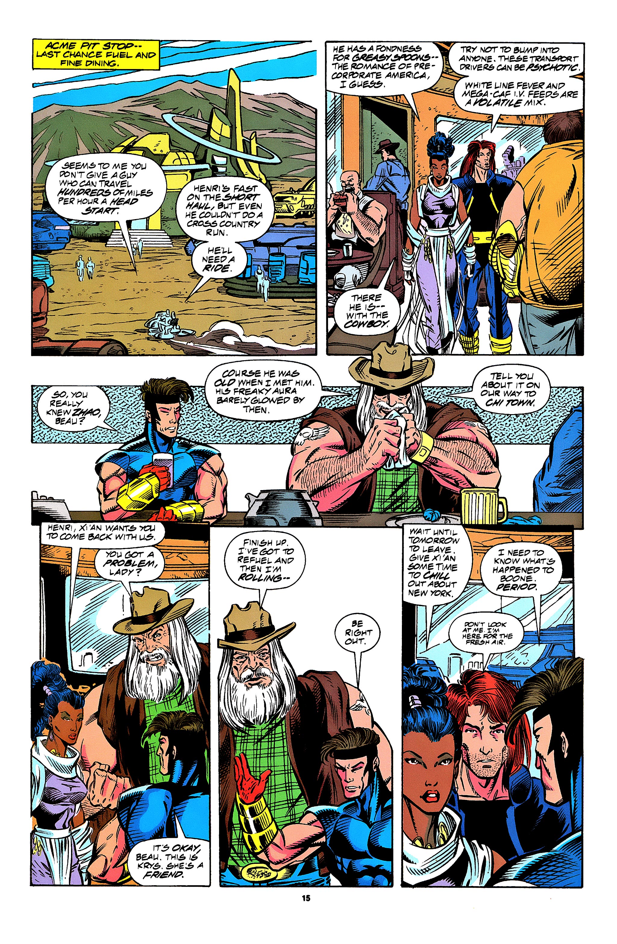 Read online X-Men 2099 comic -  Issue #4 - 16