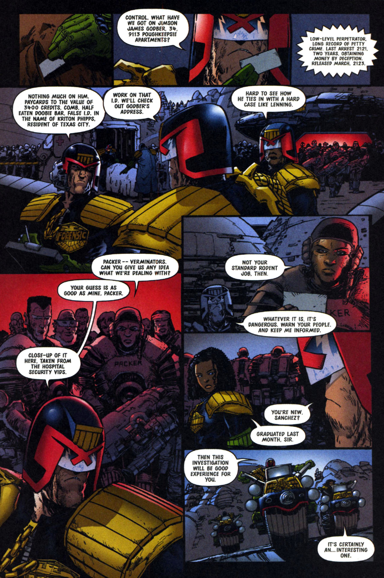 Read online Judge Dredd Vs. Aliens:  Incubus comic -  Issue #1 - 13