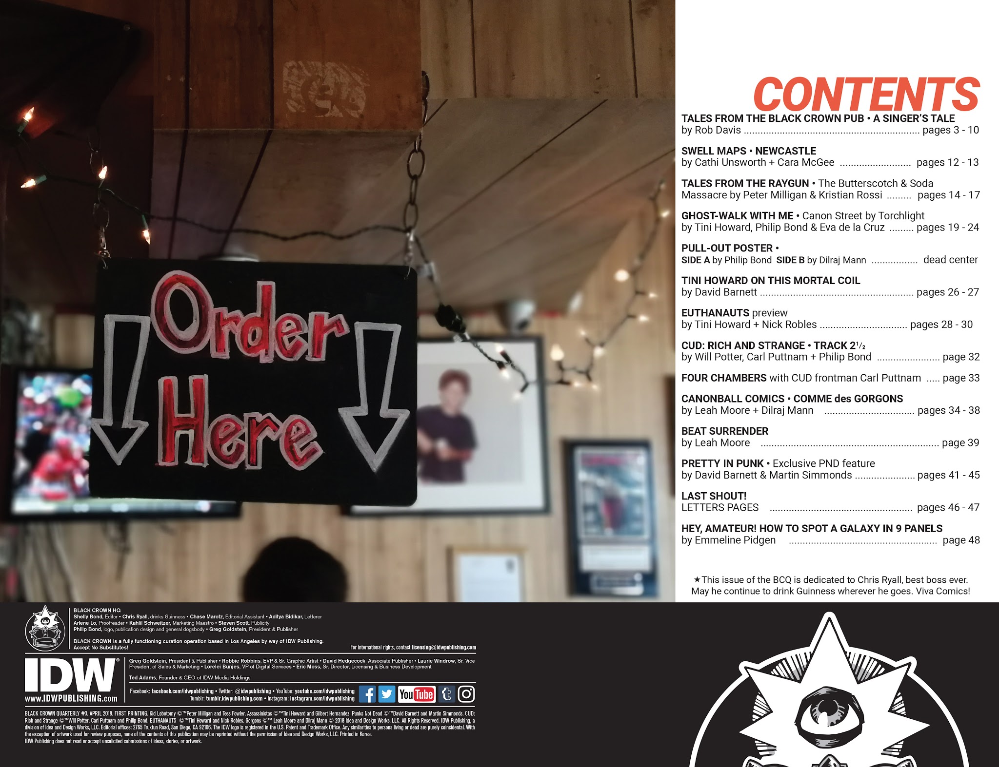 Read online Black Crown Quarterly comic -  Issue #3 - 2