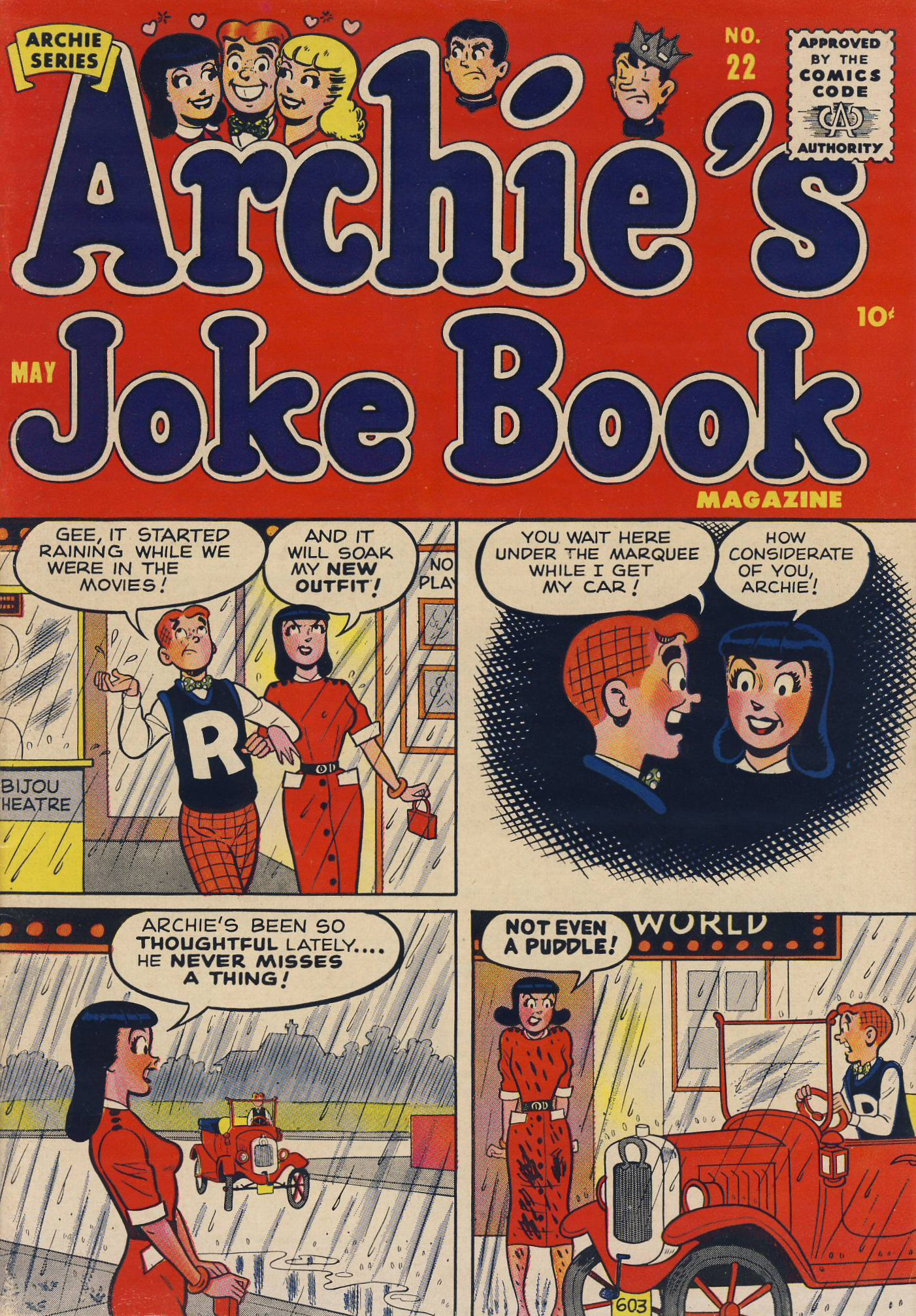 Read online Archie's Joke Book Magazine comic -  Issue #22 - 1