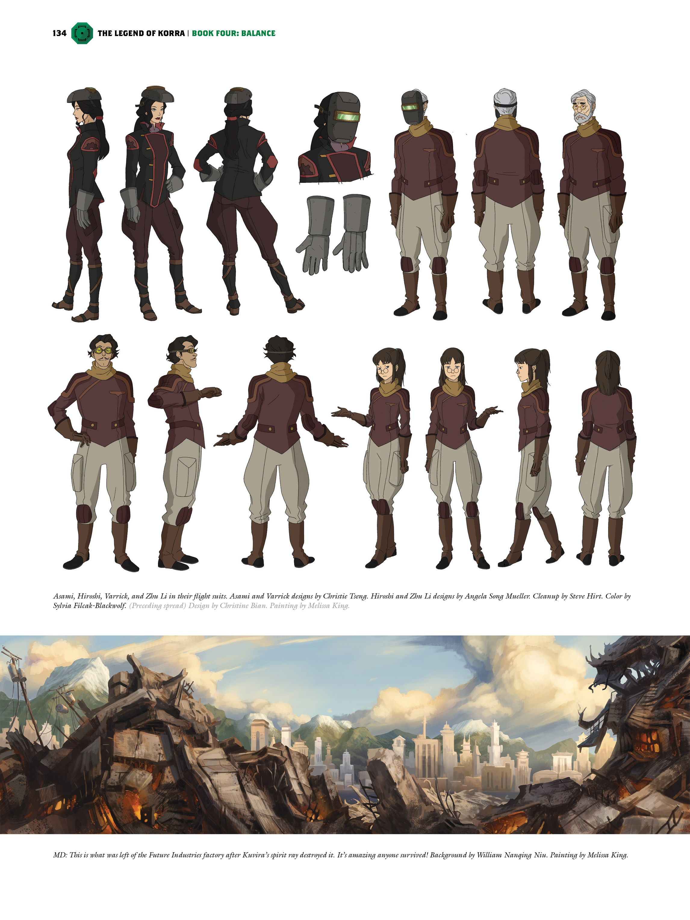 Read online The Legend of Korra: The Art of the Animated Series comic -  Issue # TPB 4 - 124