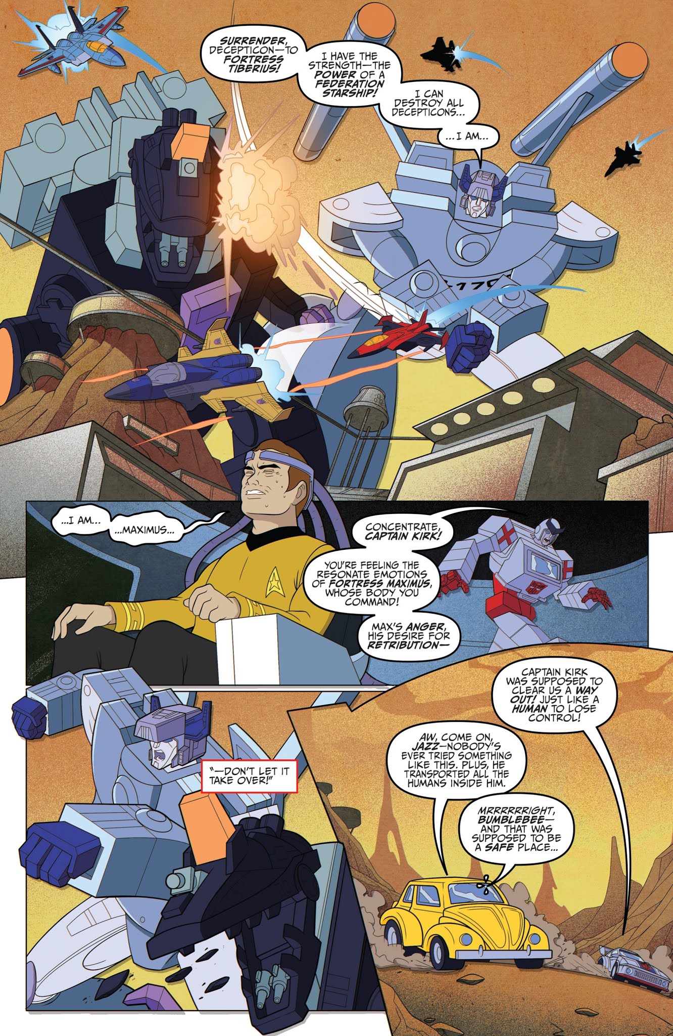 Read online Star Trek vs. Transformers comic -  Issue #4 - 3
