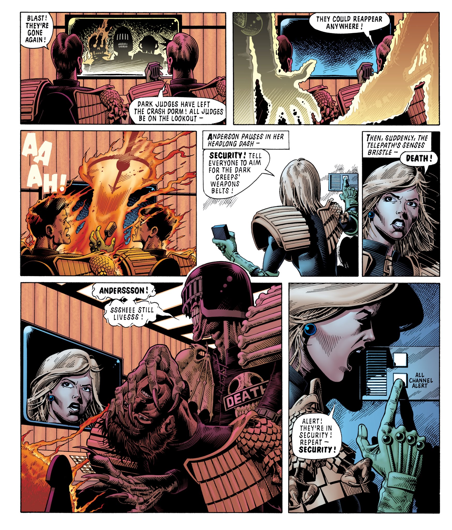 Read online Judge Dredd Classics: The Dark Judges comic -  Issue # TPB - 90