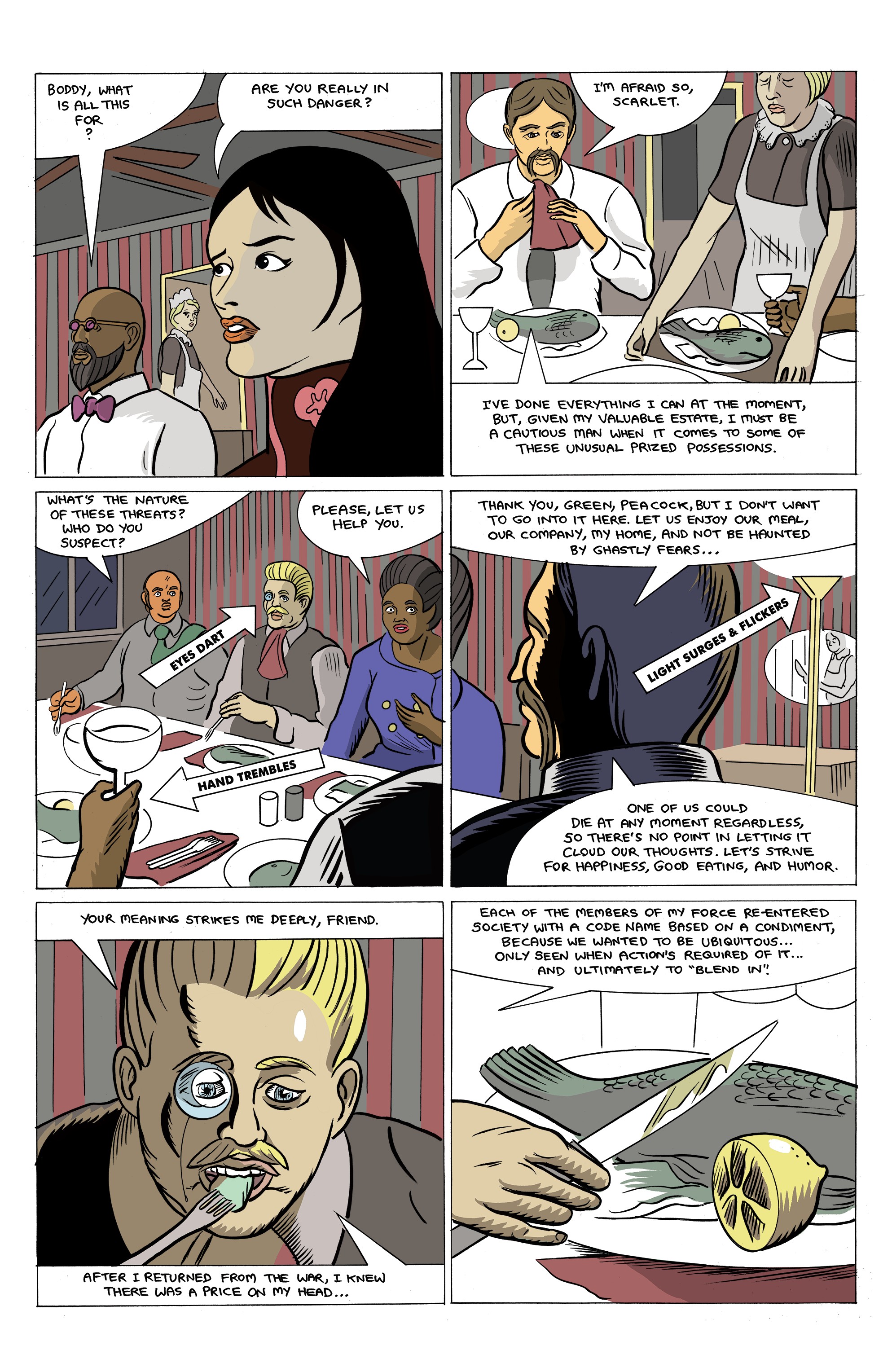 Read online Clue: Candlestick comic -  Issue #1 - 9
