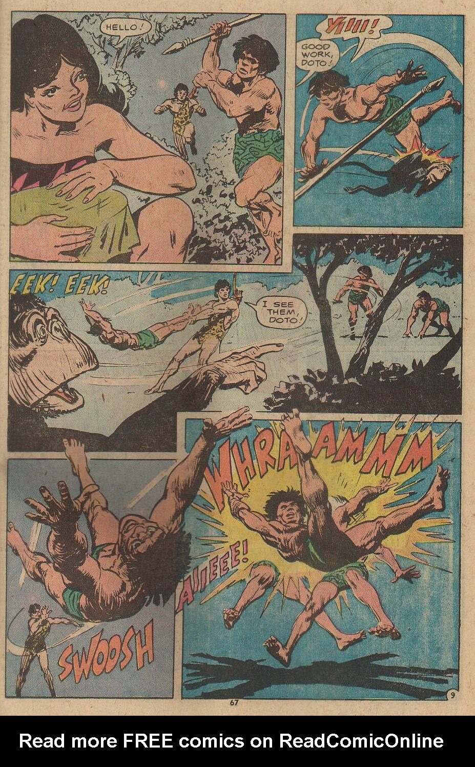 Read online Tarzan (1972) comic -  Issue #230 - 57