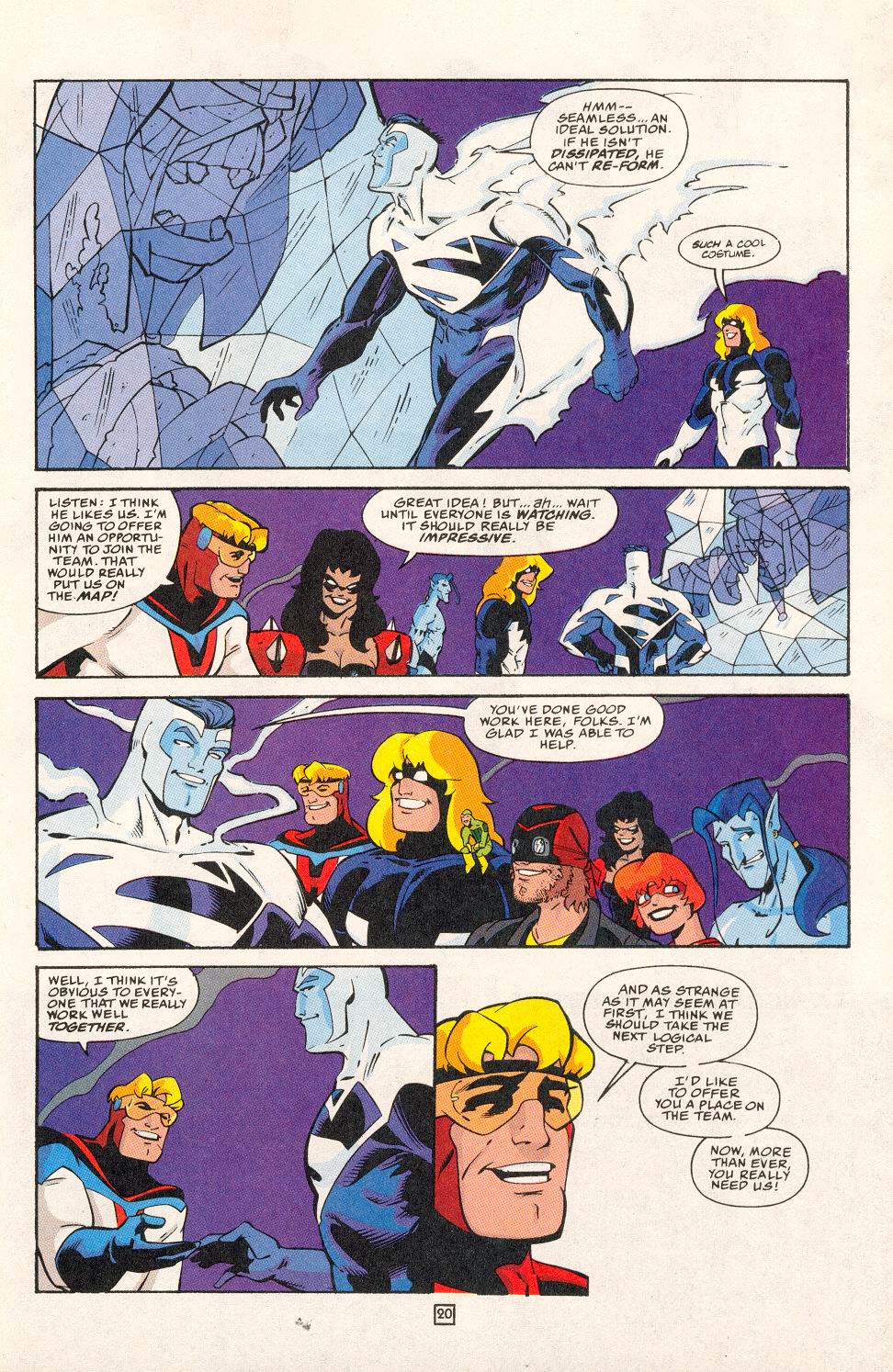 Read online Young Heroes in Love comic -  Issue #3 - 21