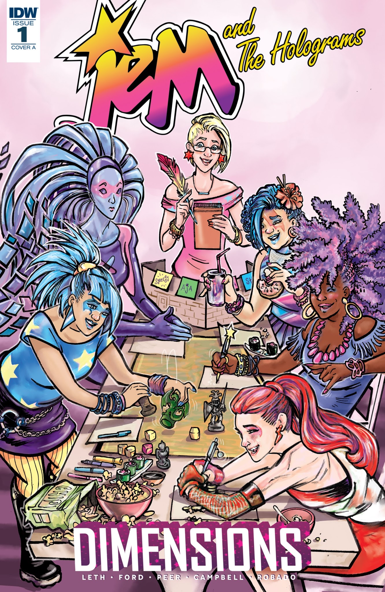 Read online Jem and the Holograms: Dimensions comic -  Issue #1 - 1