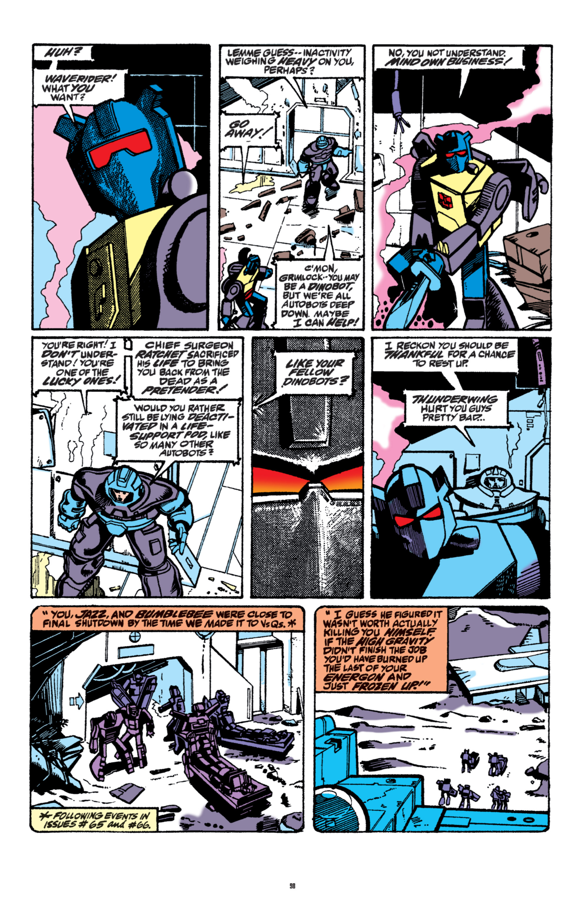 Read online The Transformers Classics comic -  Issue # TPB 6 - 98