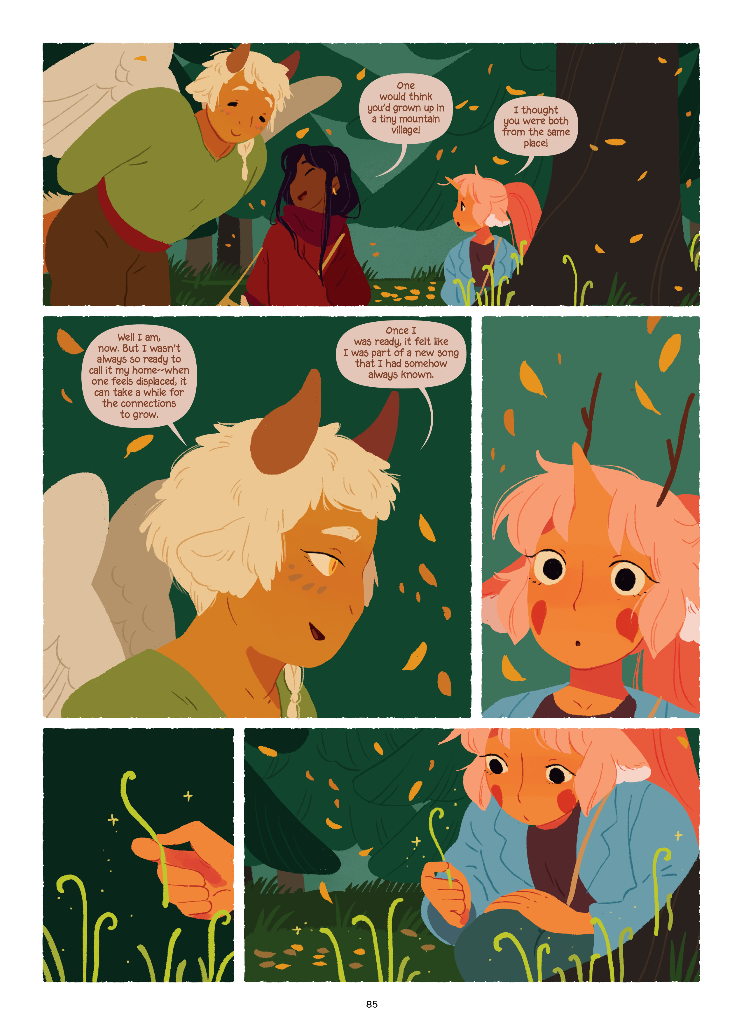 Read online The Tea Dragon Series comic -  Issue # The Tea Dragon Tapestry - 86