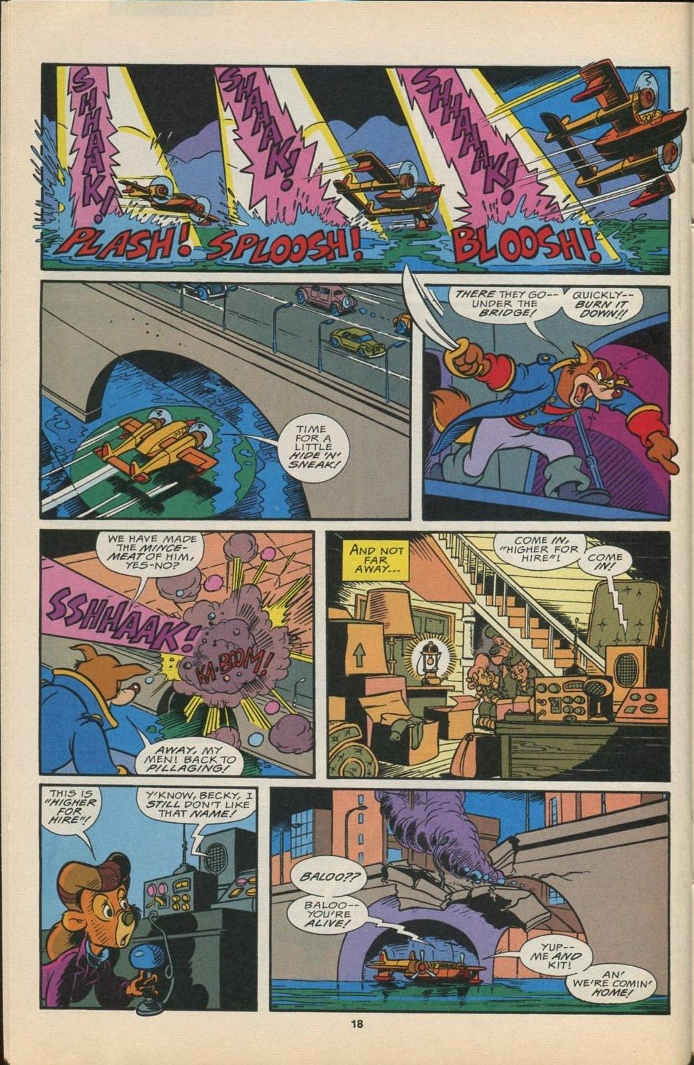 Read online Disney's Tale Spin Limited Series: ''Take Off'' comic -  Issue #4 - 19