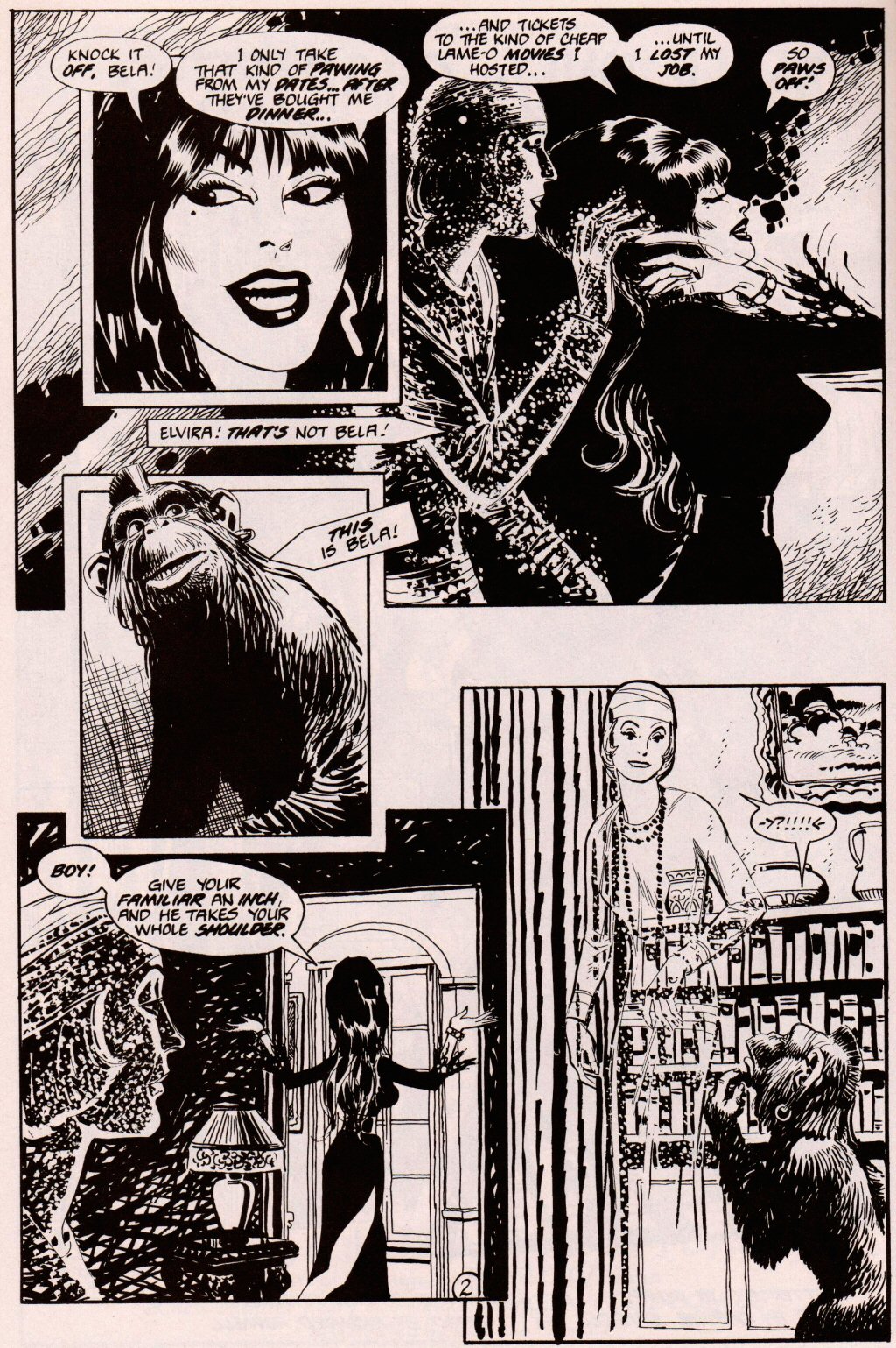 Read online Elvira, Mistress of the Dark comic -  Issue #6 - 24