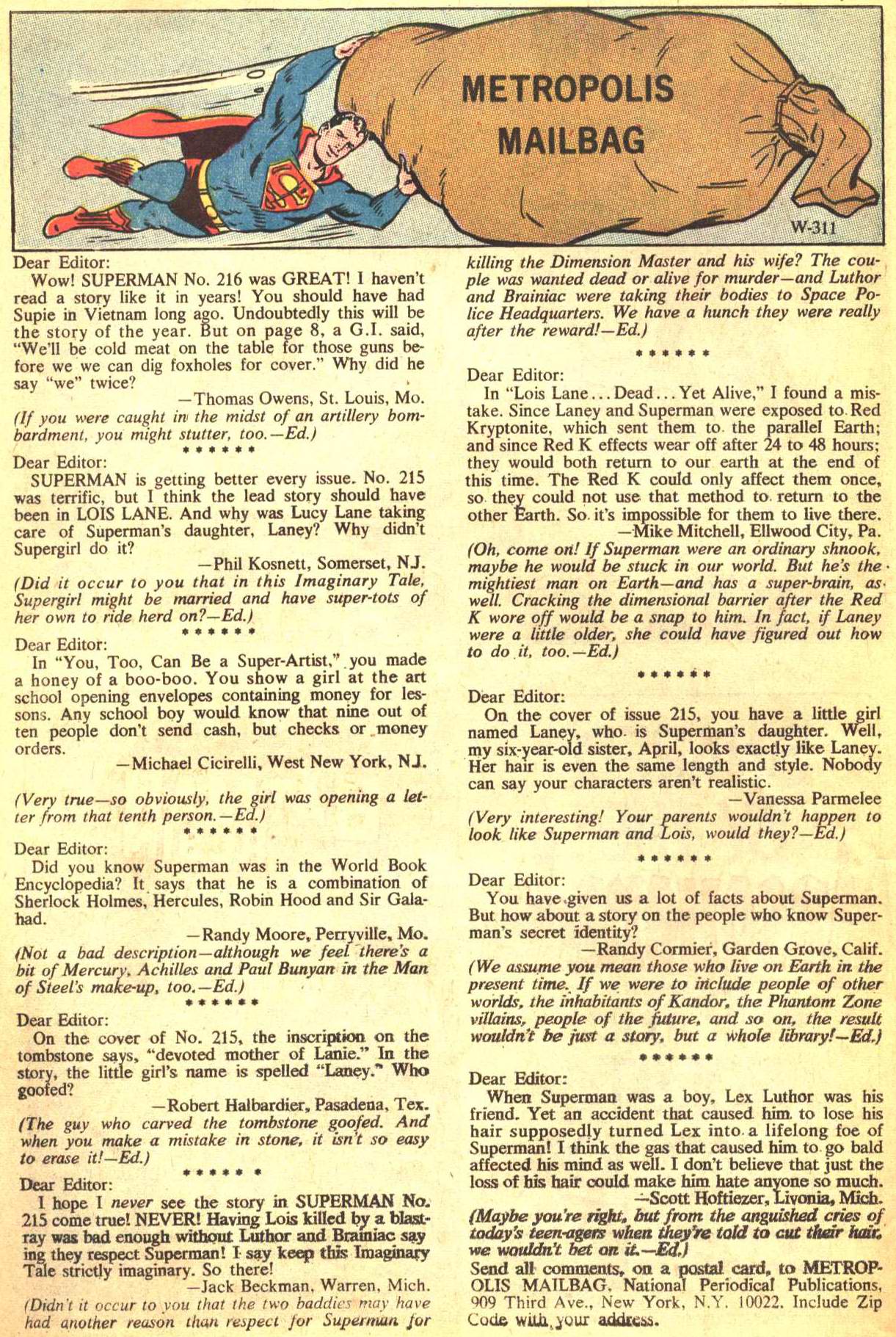 Read online Superman (1939) comic -  Issue #219 - 22