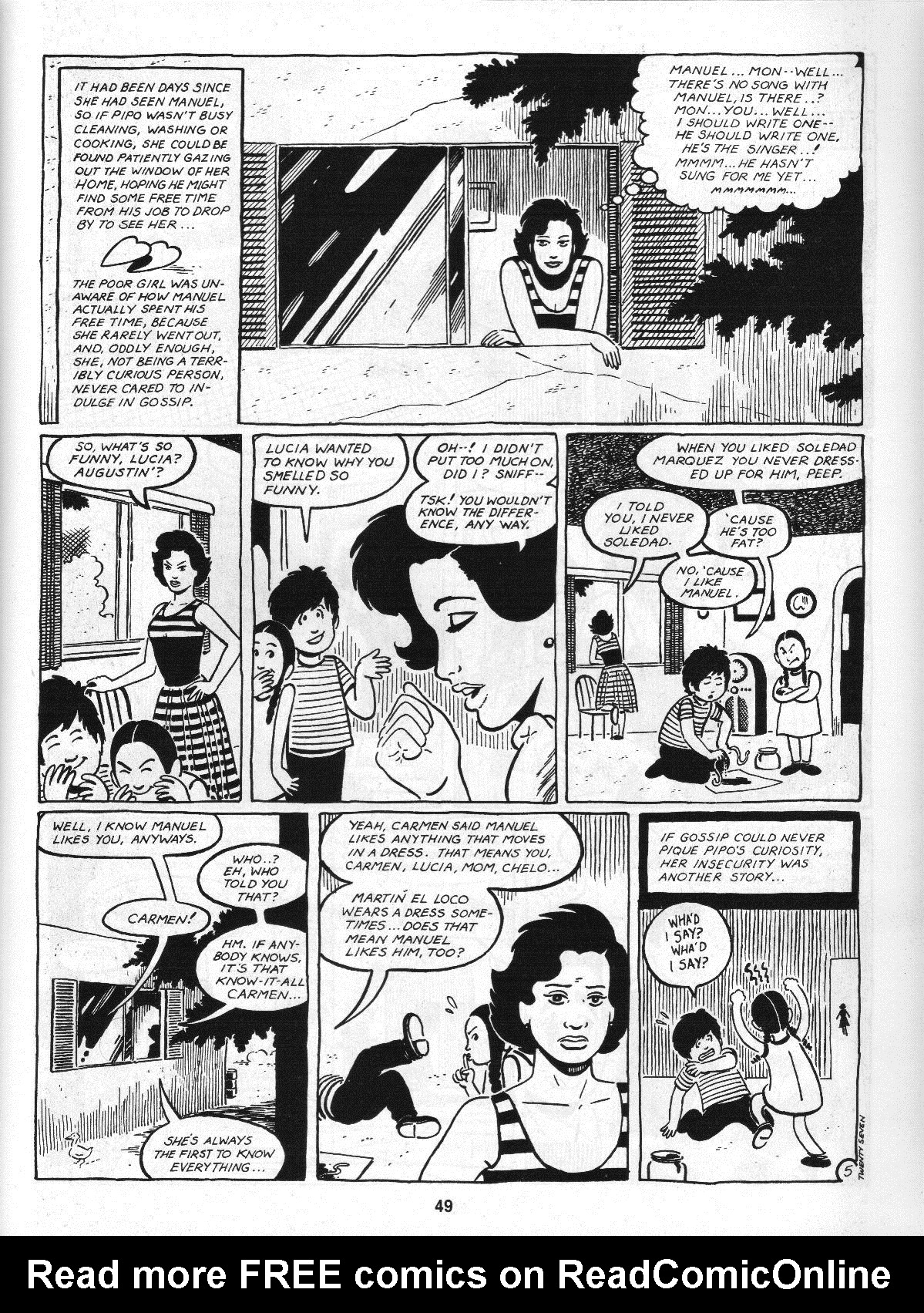 Read online Love and Rockets (1982) comic -  Issue #4 - 51