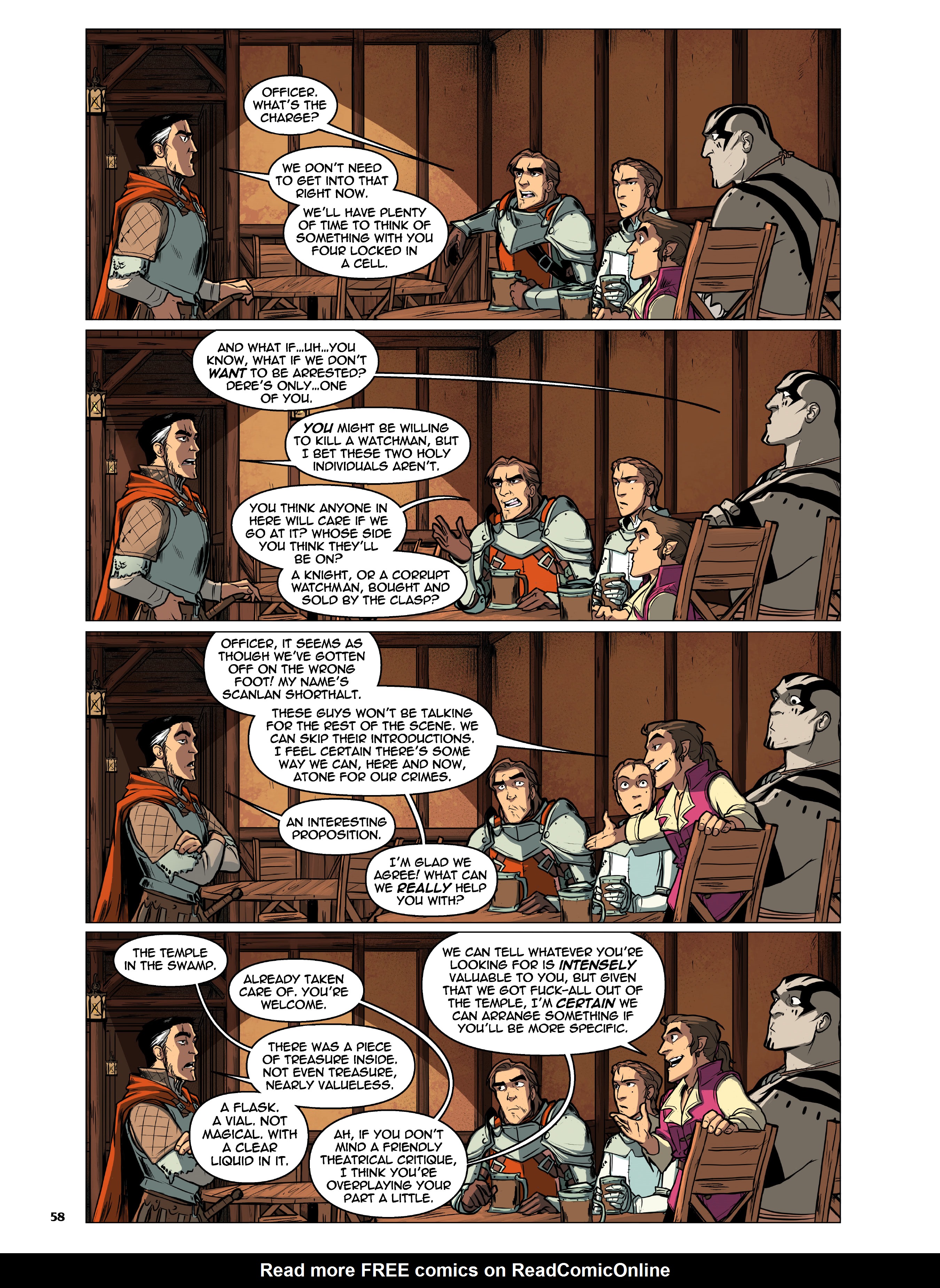 Read online Critical Role Vox Machina Origins comic -  Issue # (2019) _TPB Library Edition (Part 1) - 61