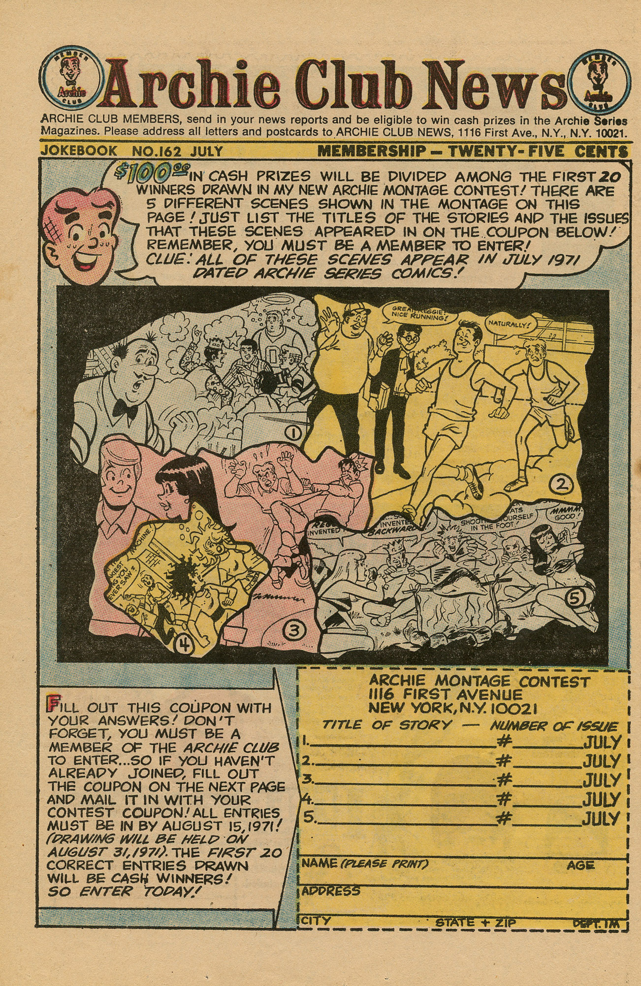 Read online Archie's Joke Book Magazine comic -  Issue #162 - 25