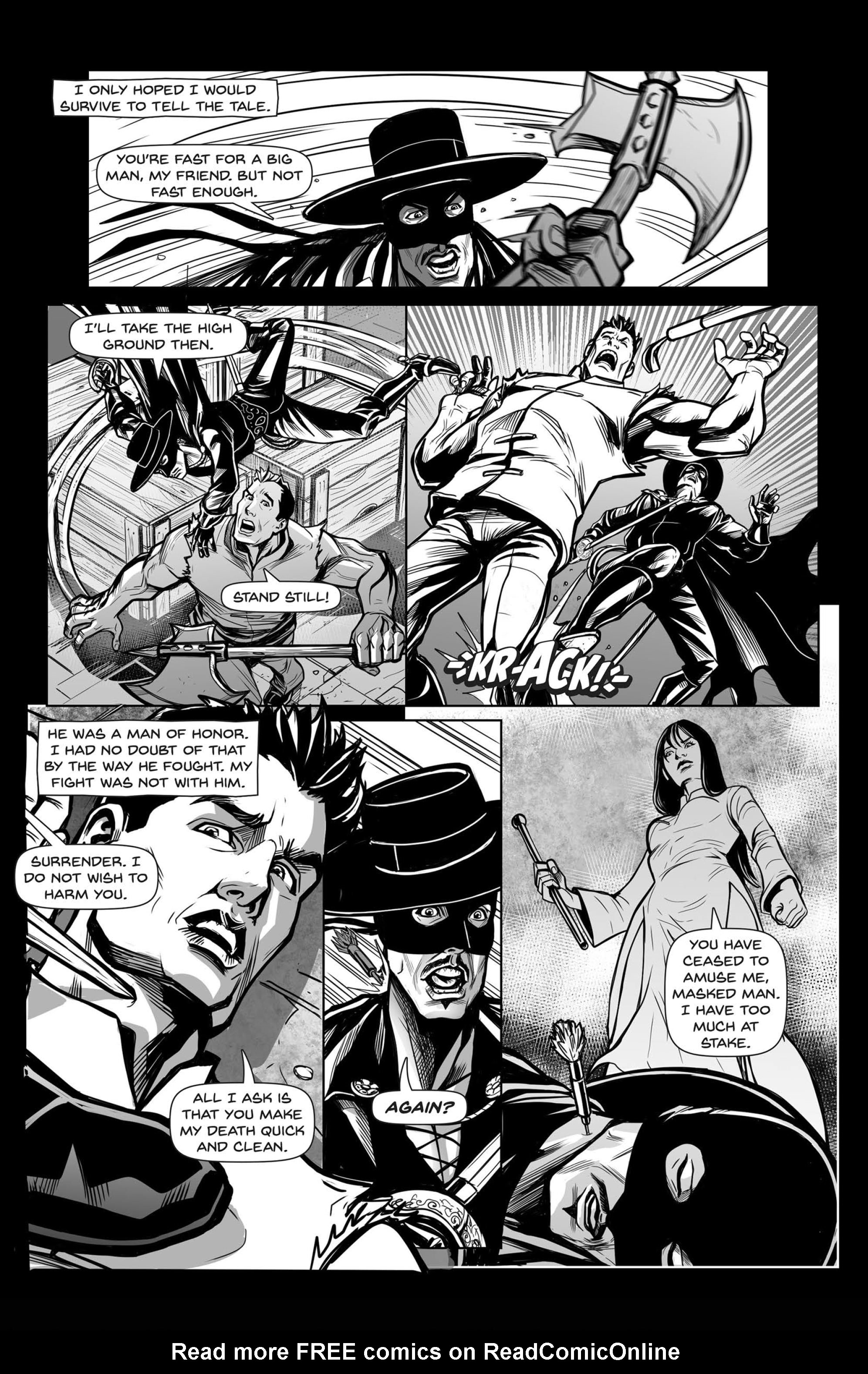 Read online Zorro Black & White Noir comic -  Issue # Full - 17