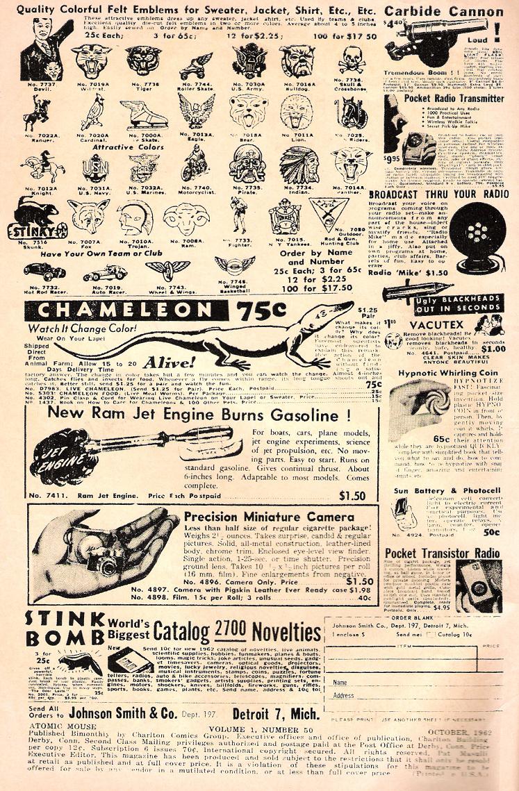 Read online Atomic Mouse comic -  Issue #50 - 2