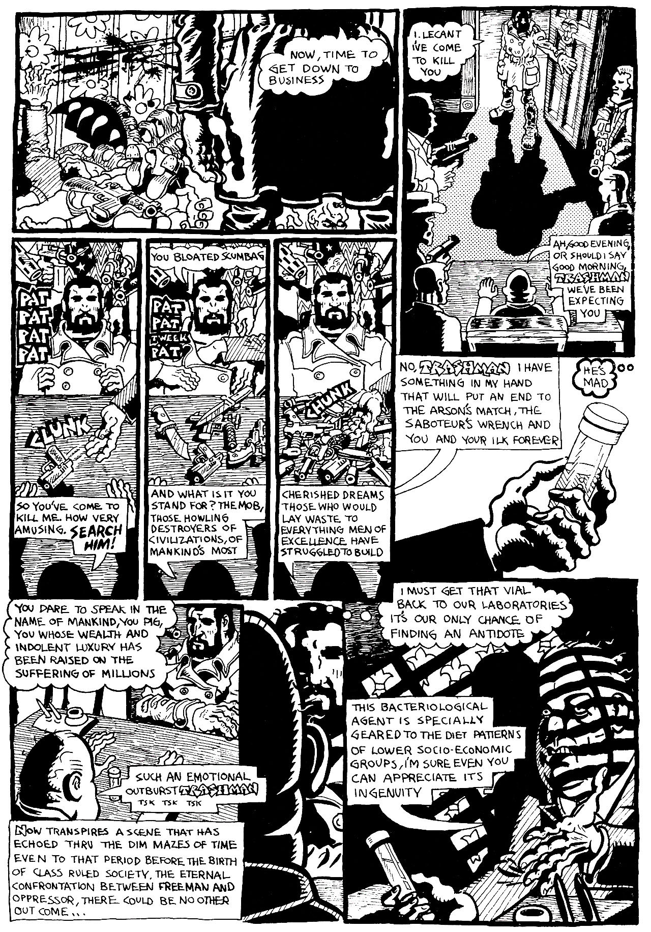Read online Trashman Lives! comic -  Issue # TPB - 68