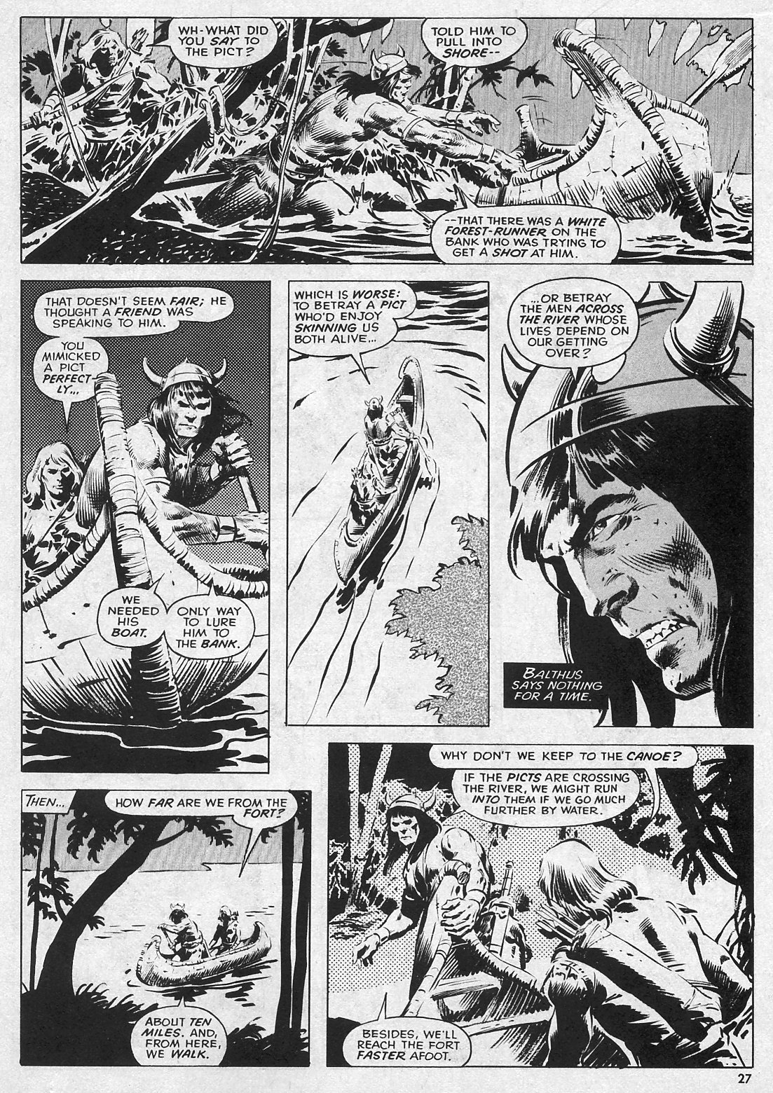 Read online The Savage Sword Of Conan comic -  Issue #27 - 27