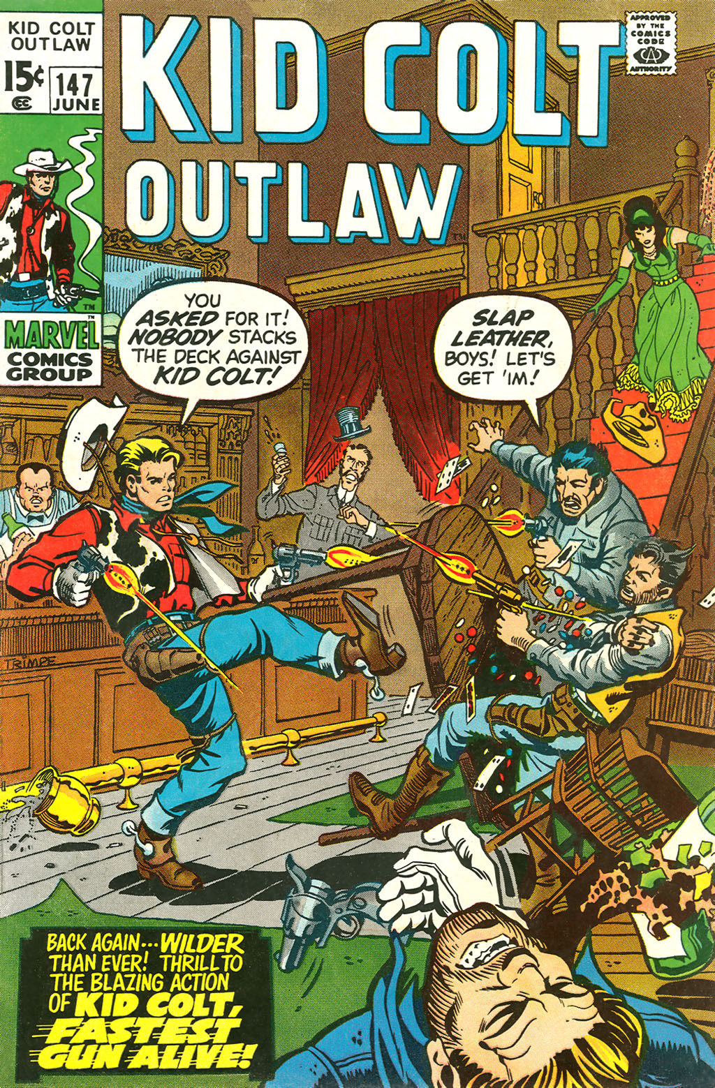 Read online Kid Colt Outlaw comic -  Issue #147 - 1