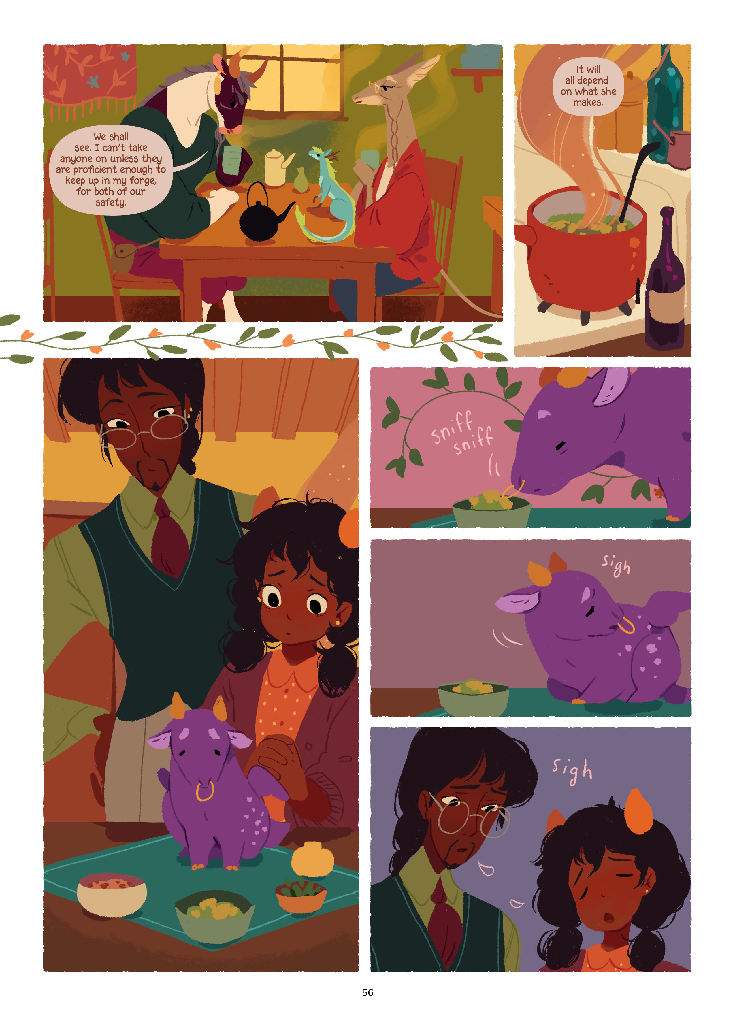 Read online The Tea Dragon Series comic -  Issue # The Tea Dragon Tapestry - 57