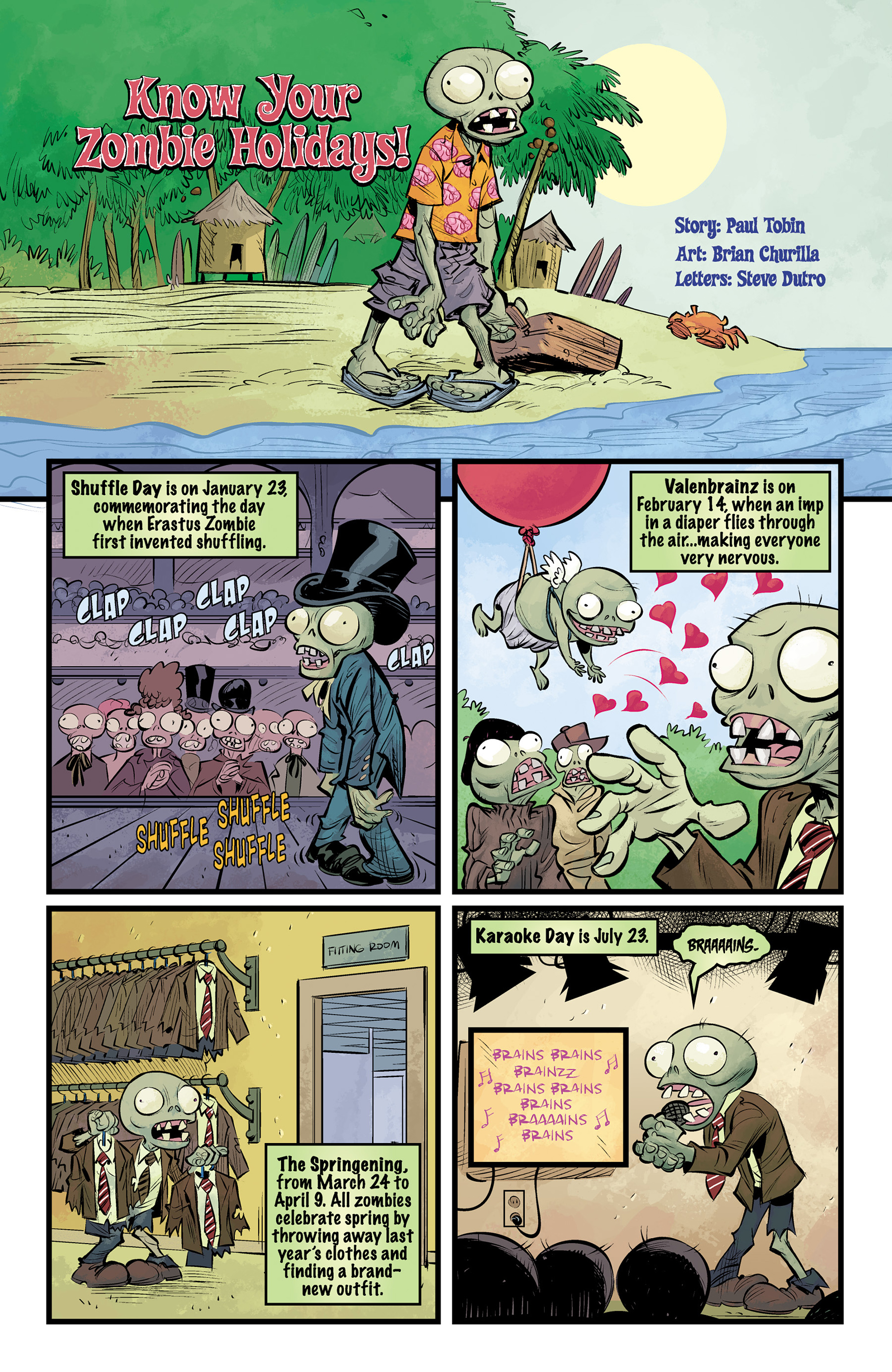 Read online Plants vs. Zombies: Grown Sweet Home comic -  Issue #6 - 23