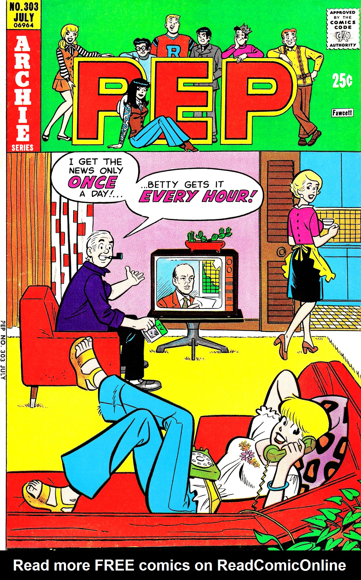 Read online Pep Comics comic -  Issue #303 - 1