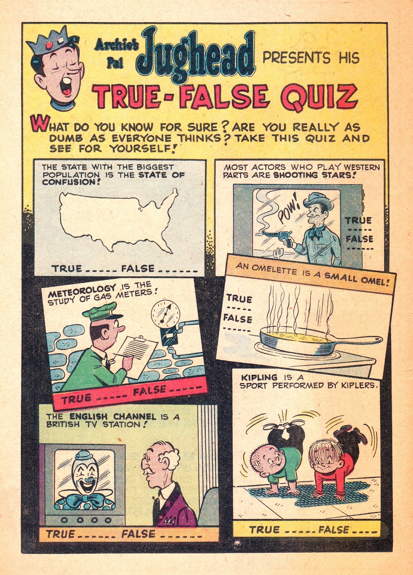 Read online Archie's Joke Book Magazine comic -  Issue #39 - 32