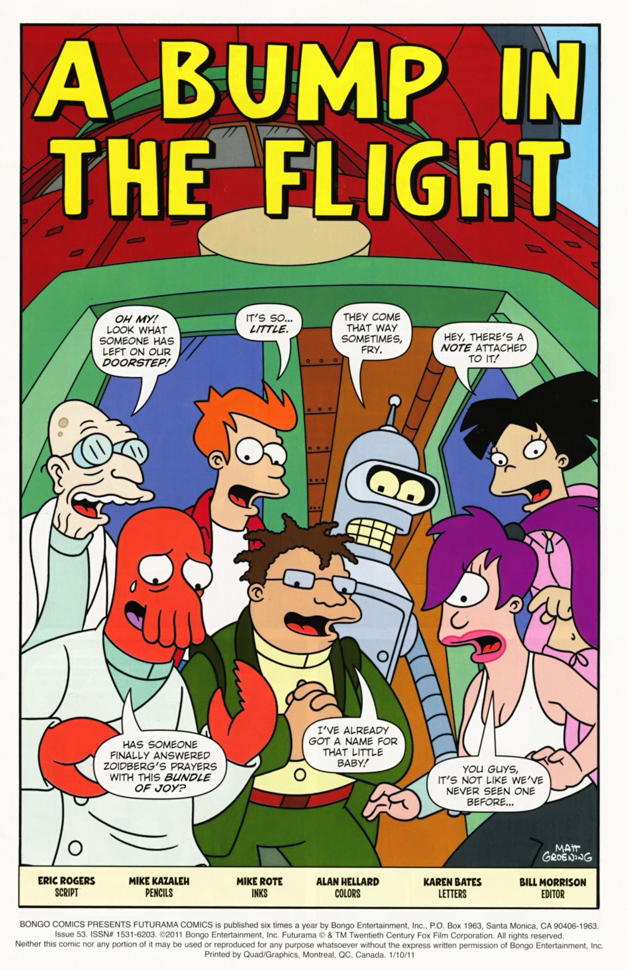 Read online Futurama Comics comic -  Issue #53 - 2