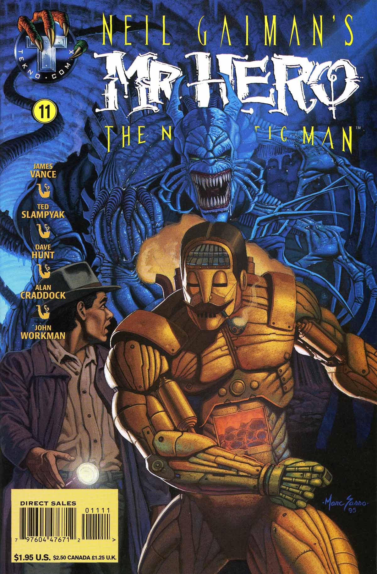 Read online Neil Gaiman's Mr. Hero - The Newmatic Man (1995) comic -  Issue #11 - 1