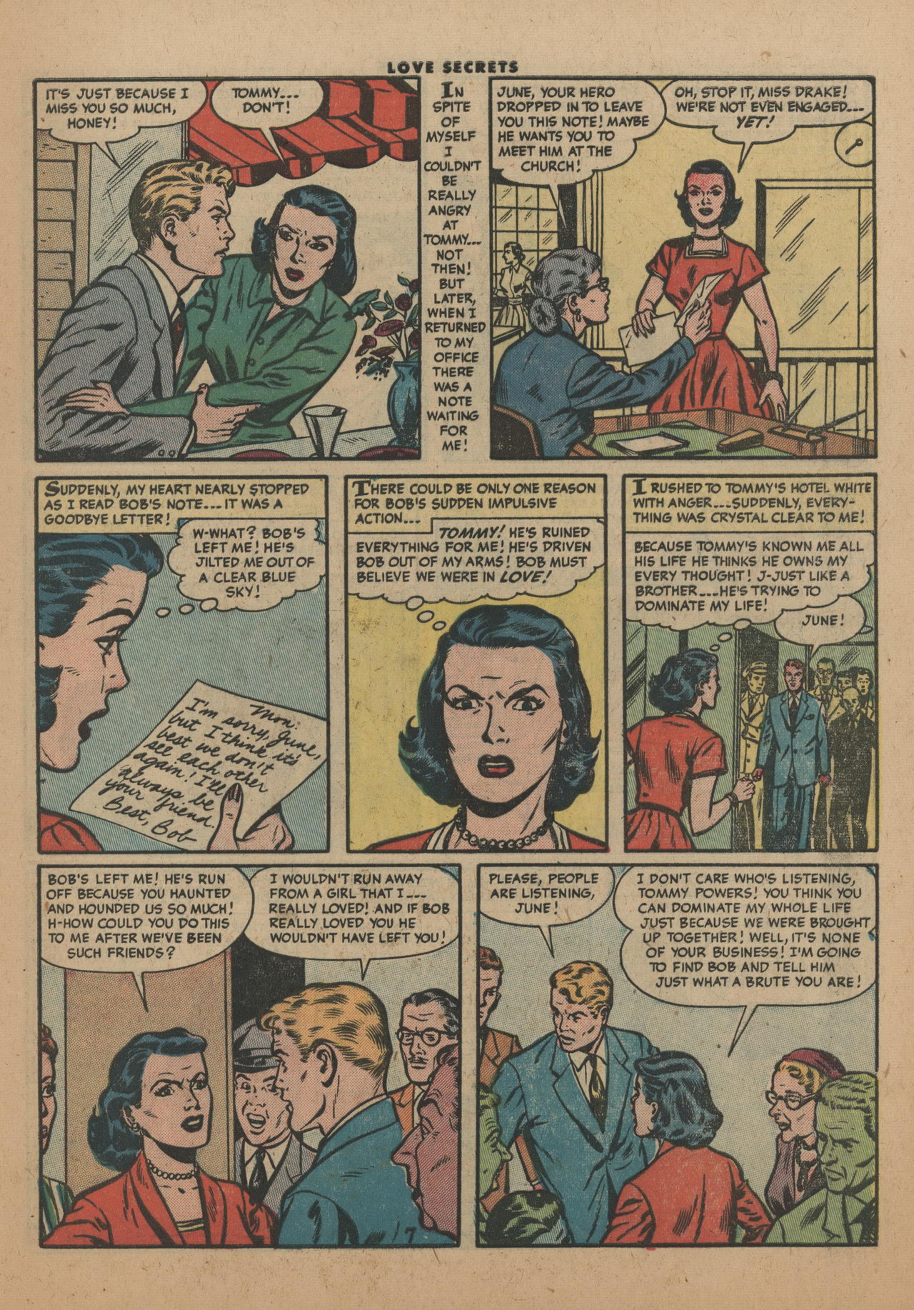 Read online Love Secrets (1953) comic -  Issue #43 - 9