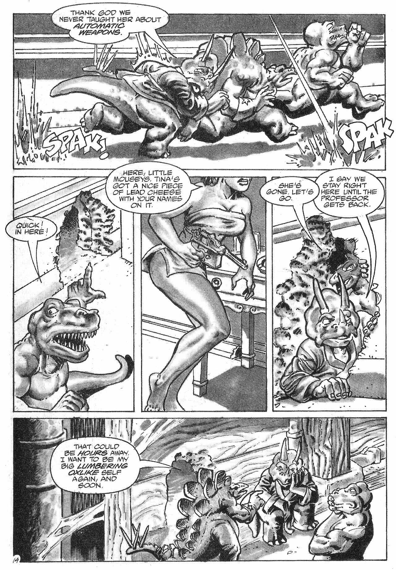 Read online Dinosaurs For Hire (1988) comic -  Issue #6 - 16