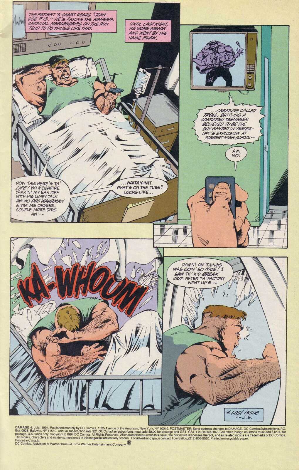 Read online Damage (1994) comic -  Issue #4 - 2