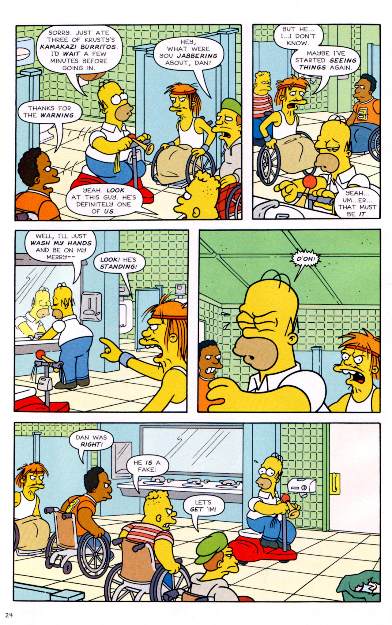 Read online Simpsons Comics comic -  Issue #129 - 21