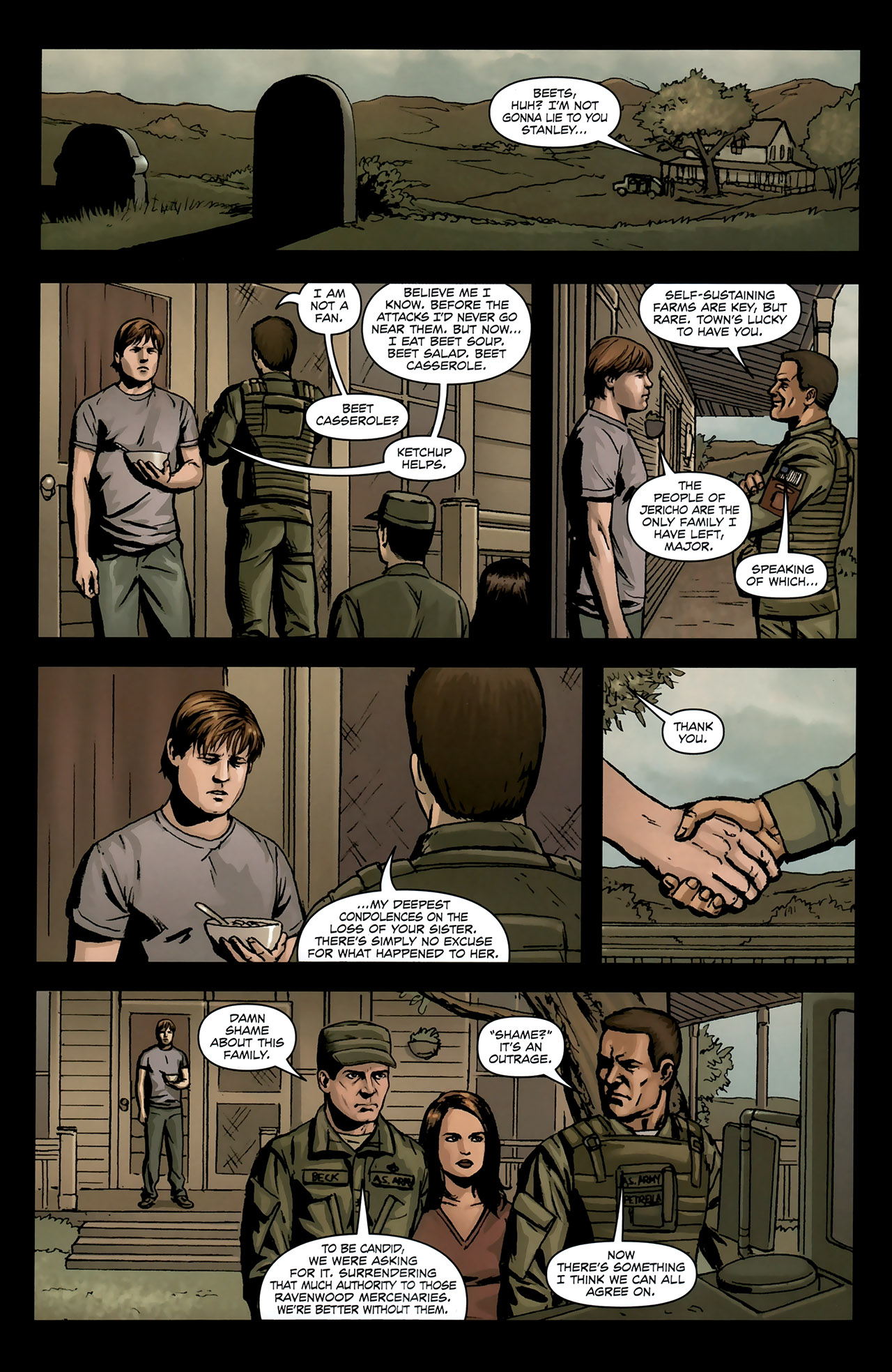 Read online Jericho comic -  Issue #2 - 14