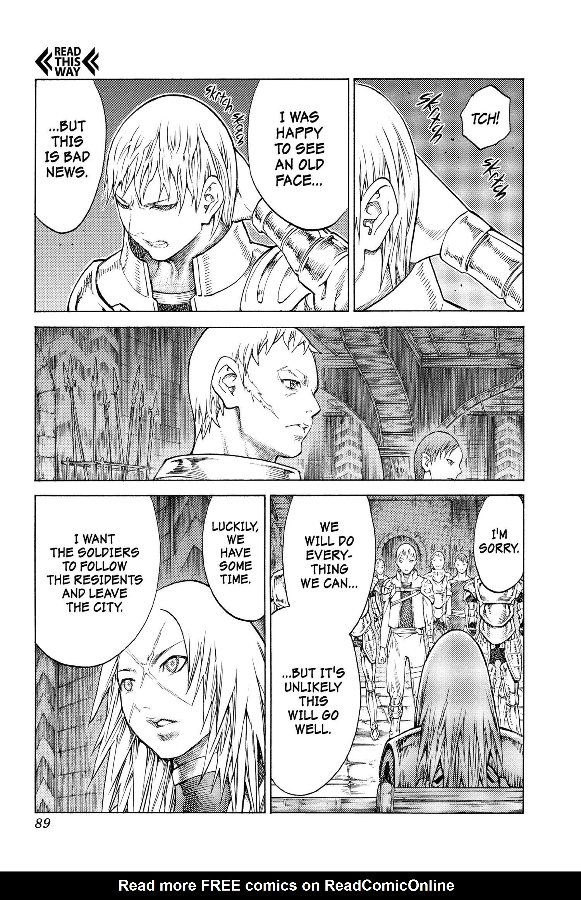 Read online Claymore comic -  Issue #23 - 82