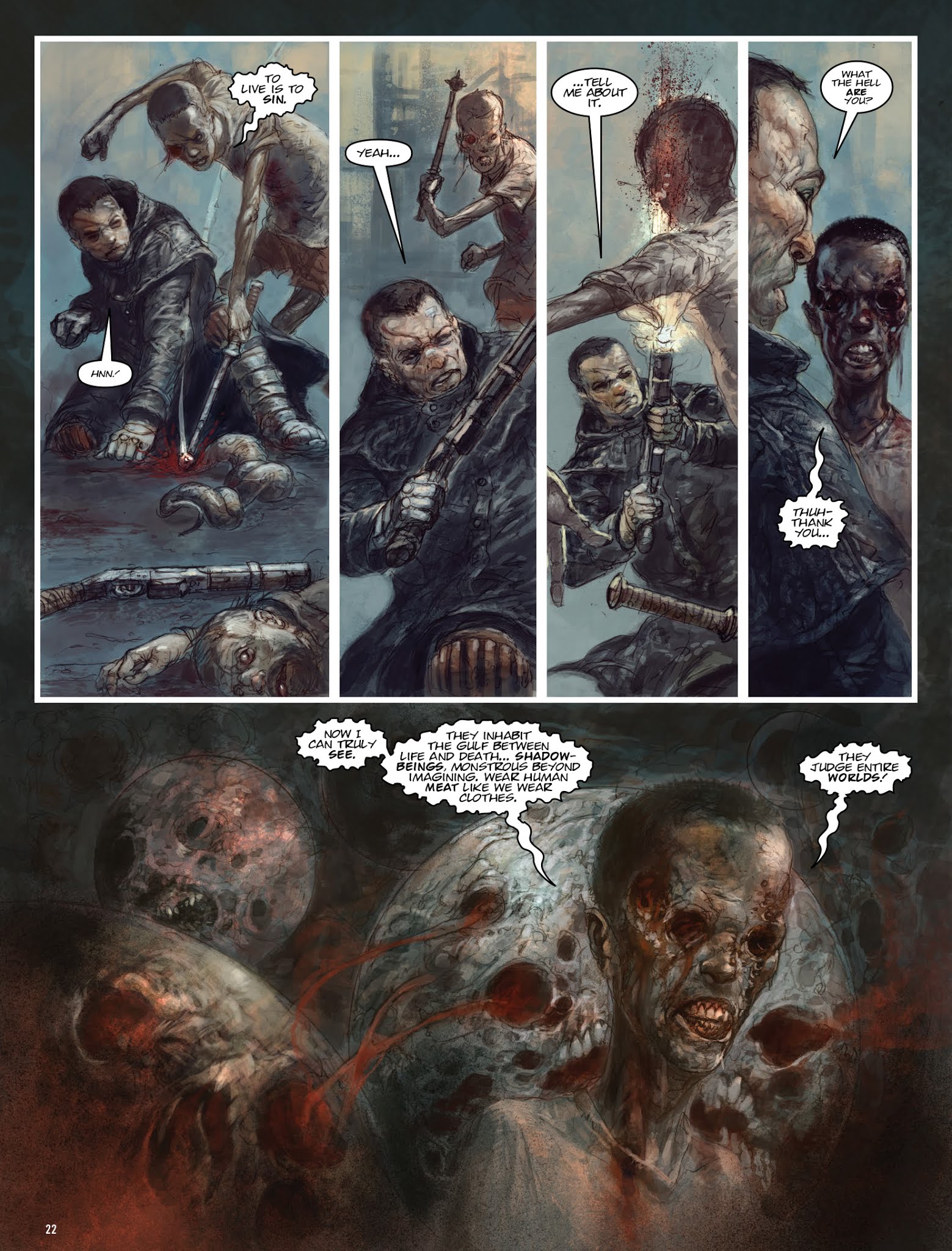 Read online The Dark Judges: The Fall of Deadworld comic -  Issue # TPB - 23