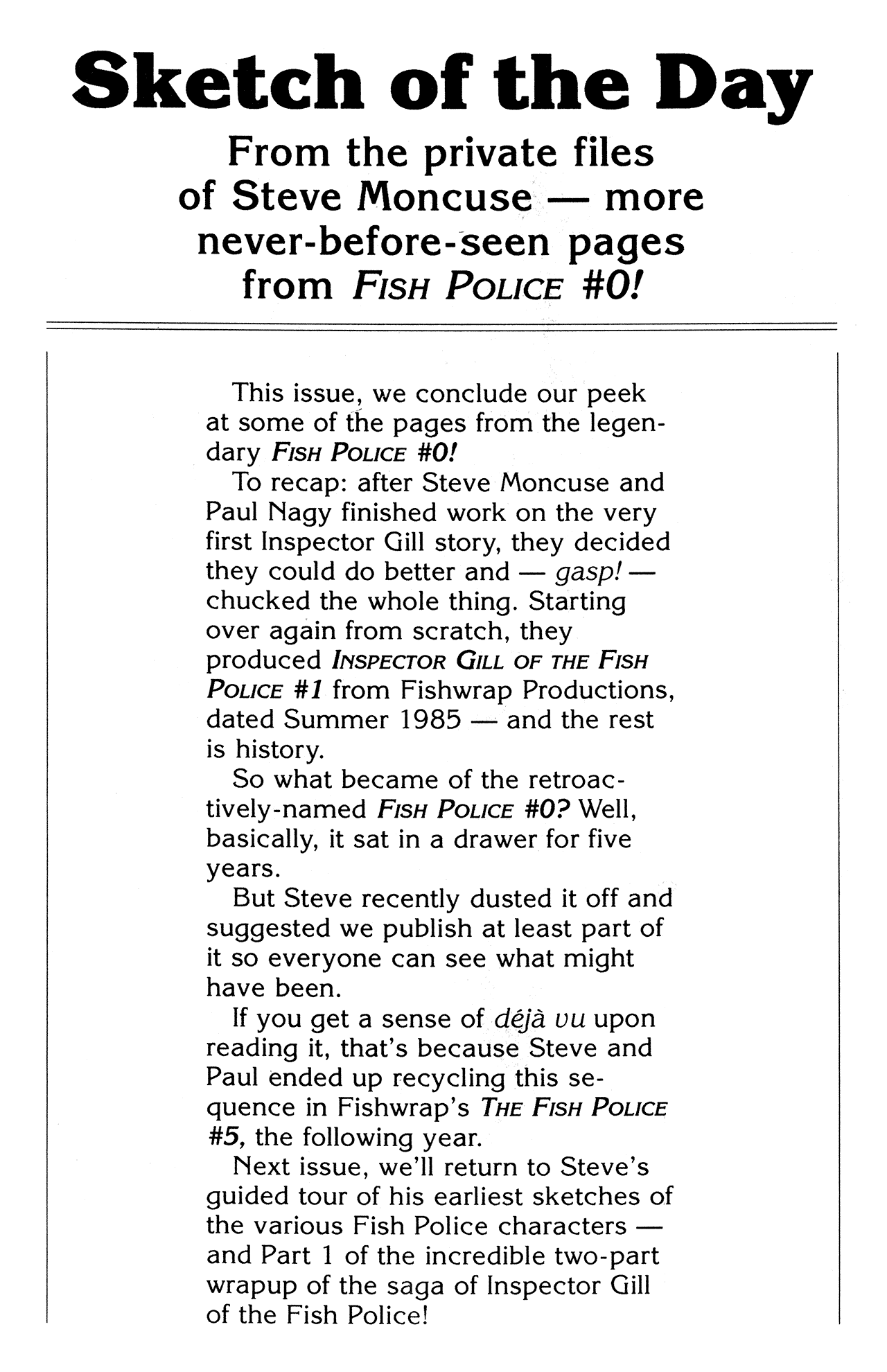 Read online The Fish Police comic -  Issue #24 - 28