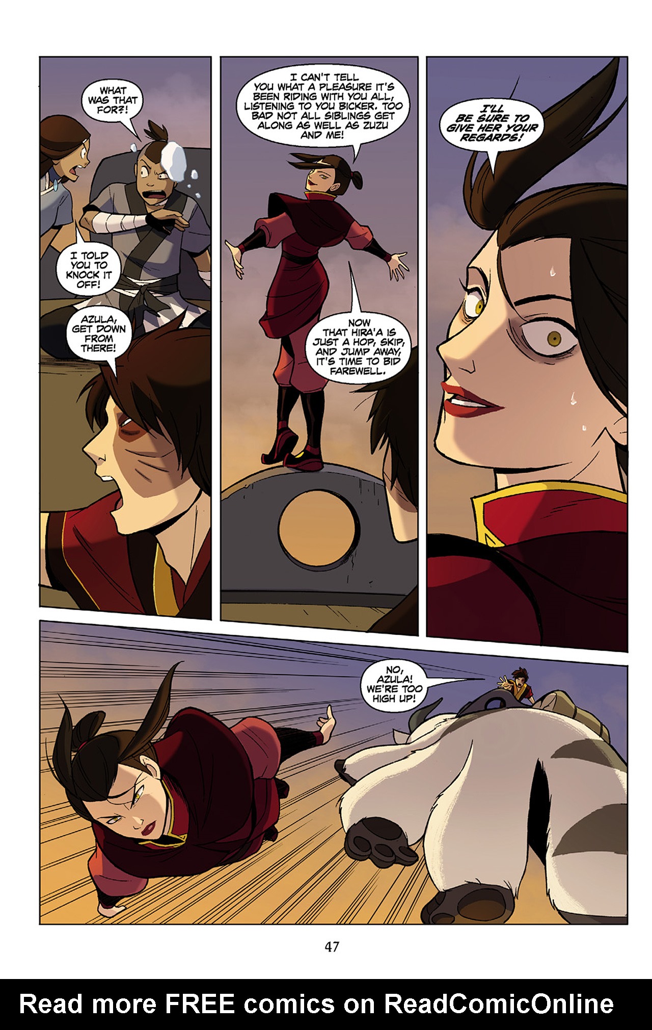 Read online Nickelodeon Avatar: The Last Airbender - The Search comic -  Issue # Part 1 - 48