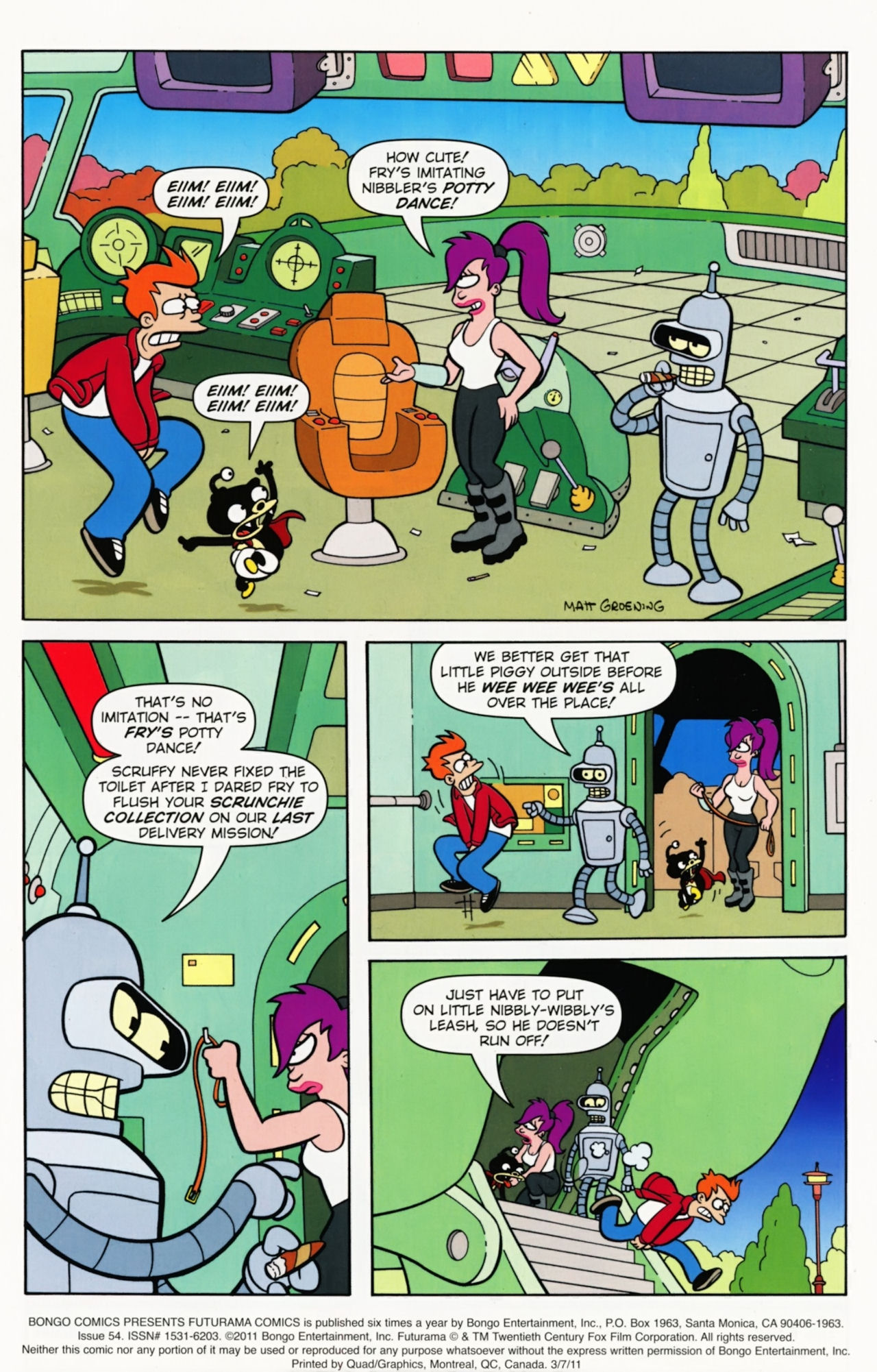 Read online Futurama Comics comic -  Issue #54 - 2