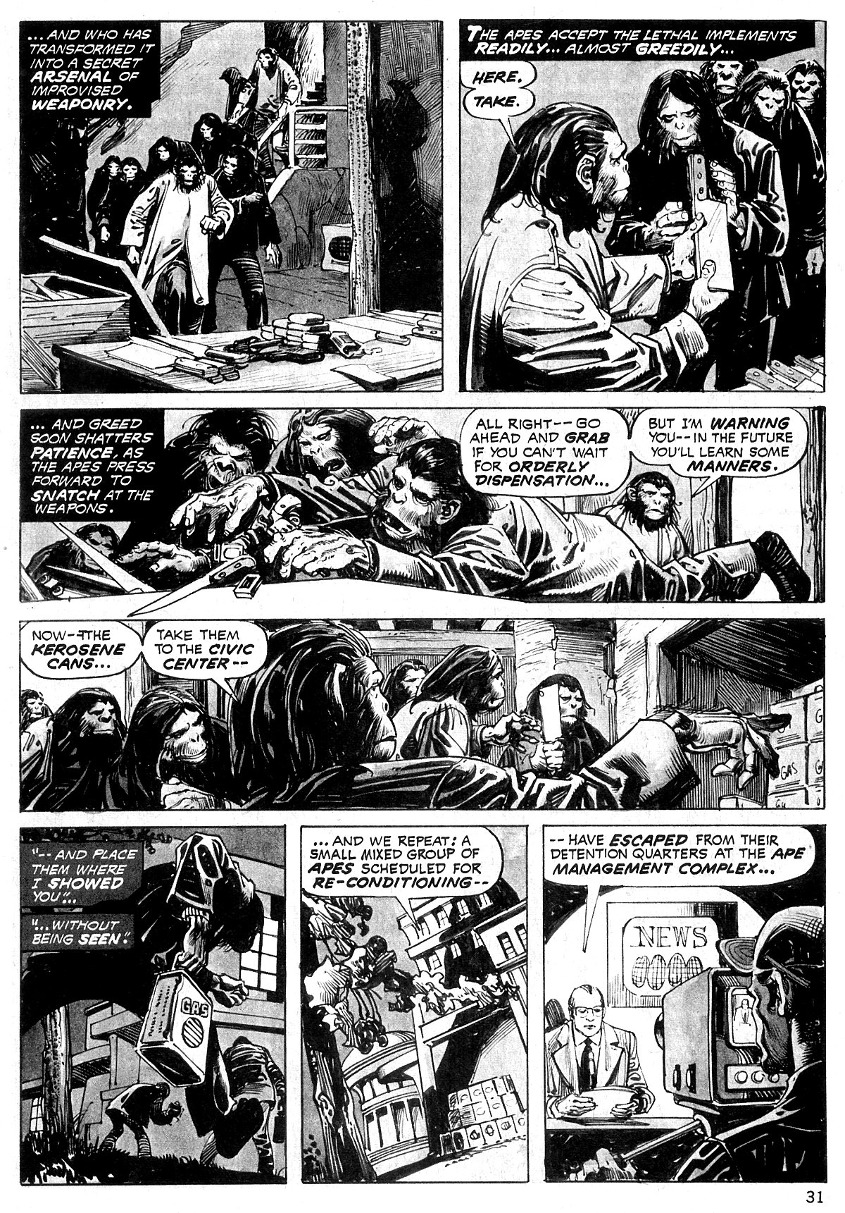 Read online Planet of the Apes comic -  Issue #21 - 30