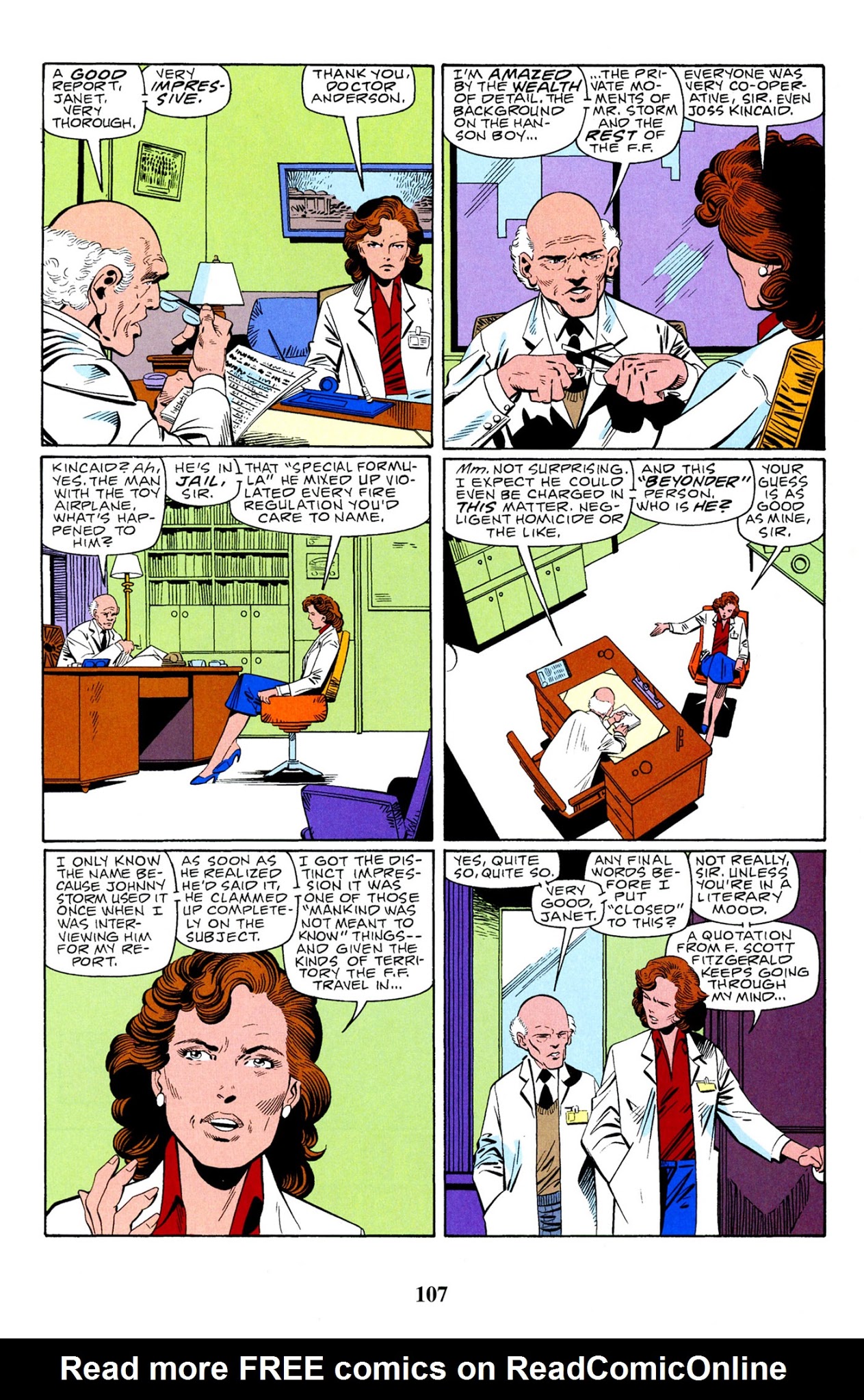 Read online Fantastic Four Visionaries: John Byrne comic -  Issue # TPB 7 - 108