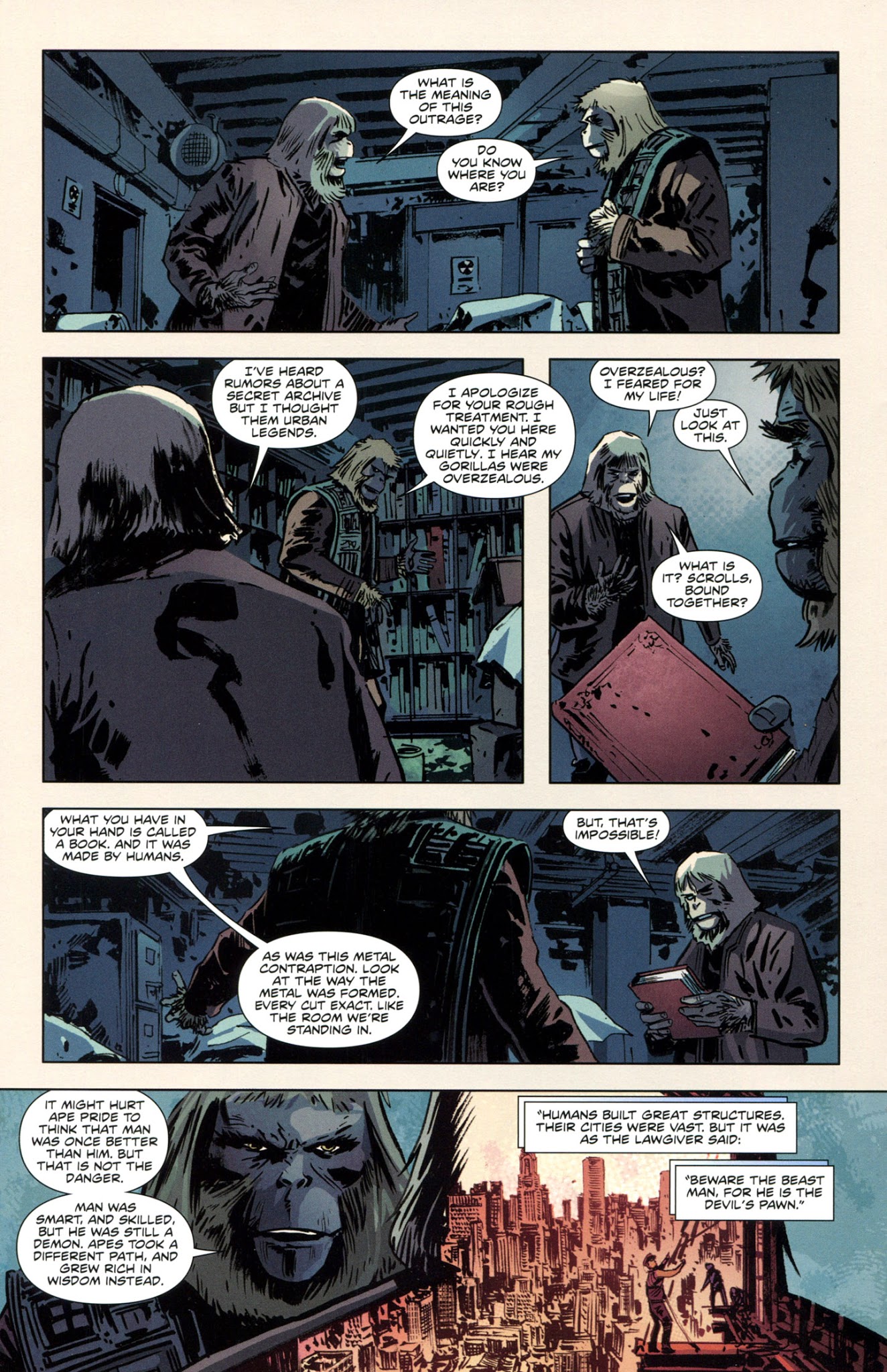 Read online Betrayal of the Planet of the Apes comic -  Issue #4 - 12