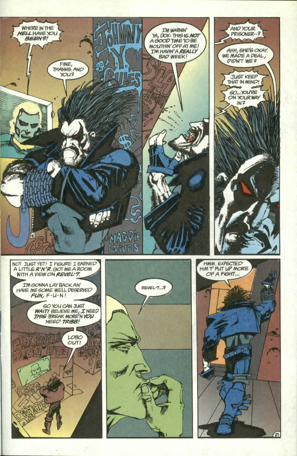 Read online Lobo (1990) comic -  Issue #3 - 22