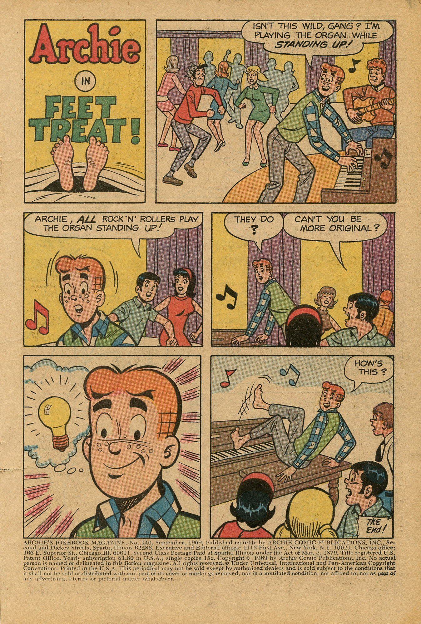 Read online Archie's Joke Book Magazine comic -  Issue #140 - 3