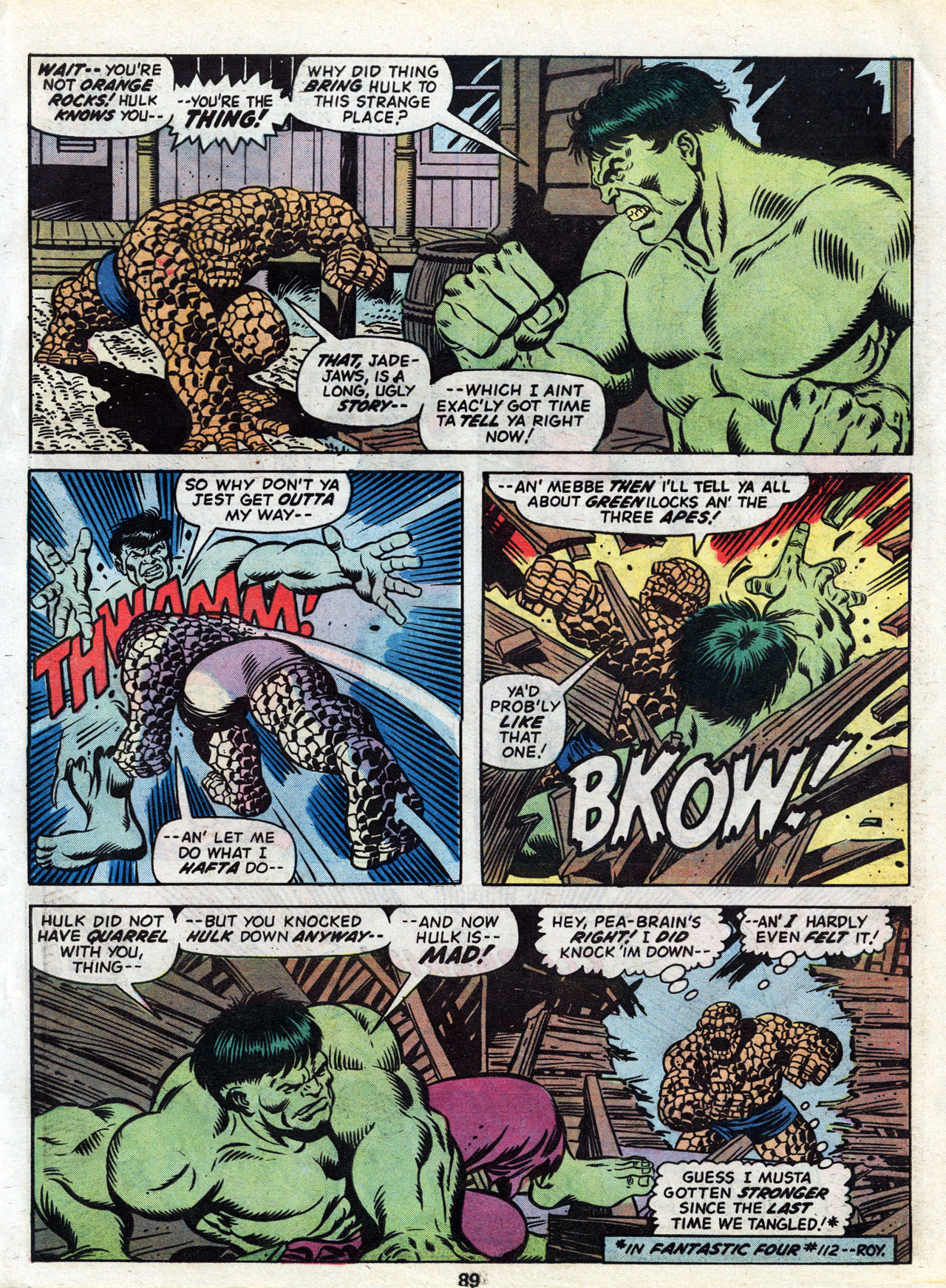 Read online Marvel Treasury Edition comic -  Issue #5 - 87