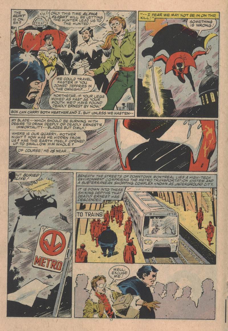 Read online Alpha Flight (1983) comic -  Issue #31 - 13