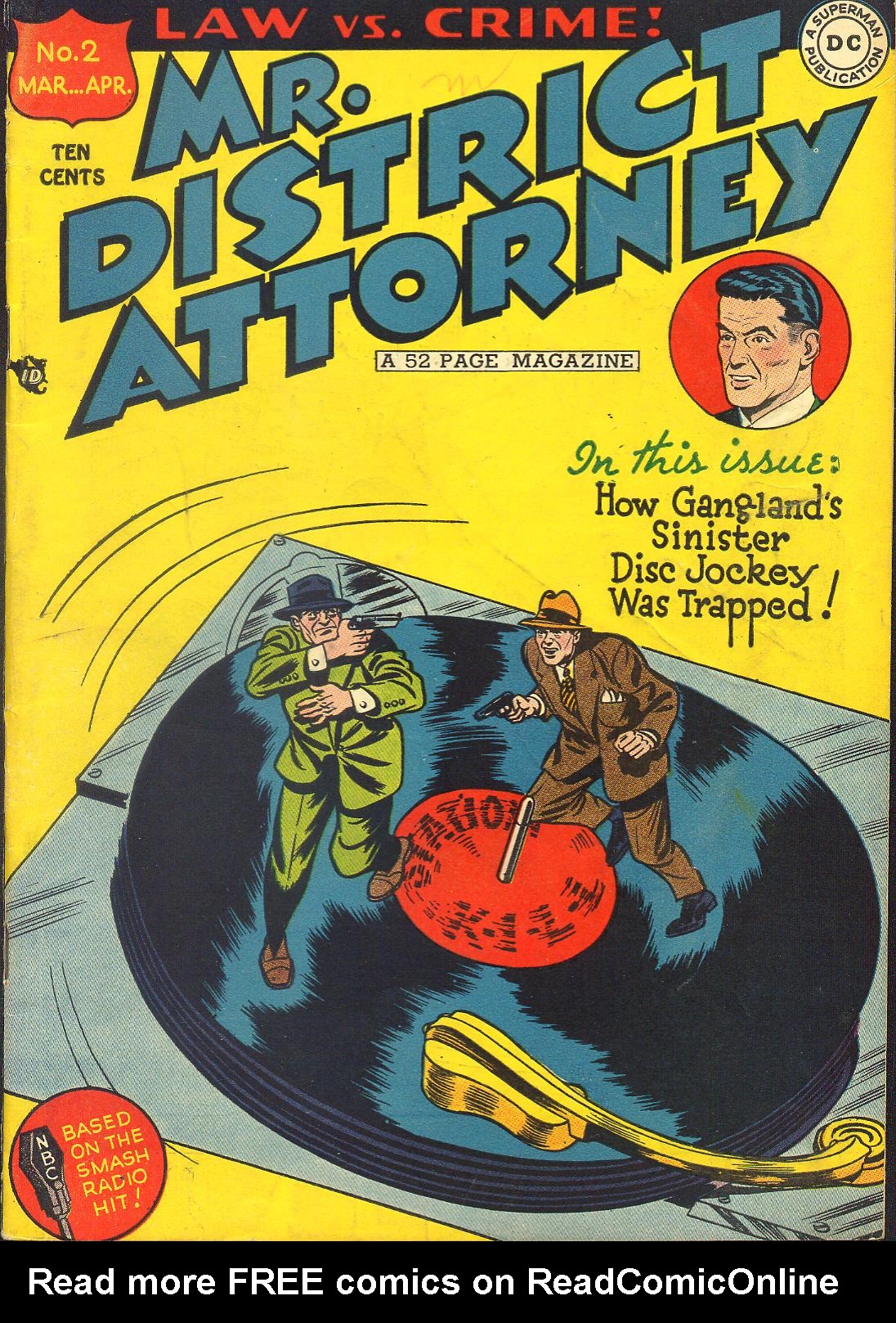 Read online Mr. District Attorney comic -  Issue #2 - 1