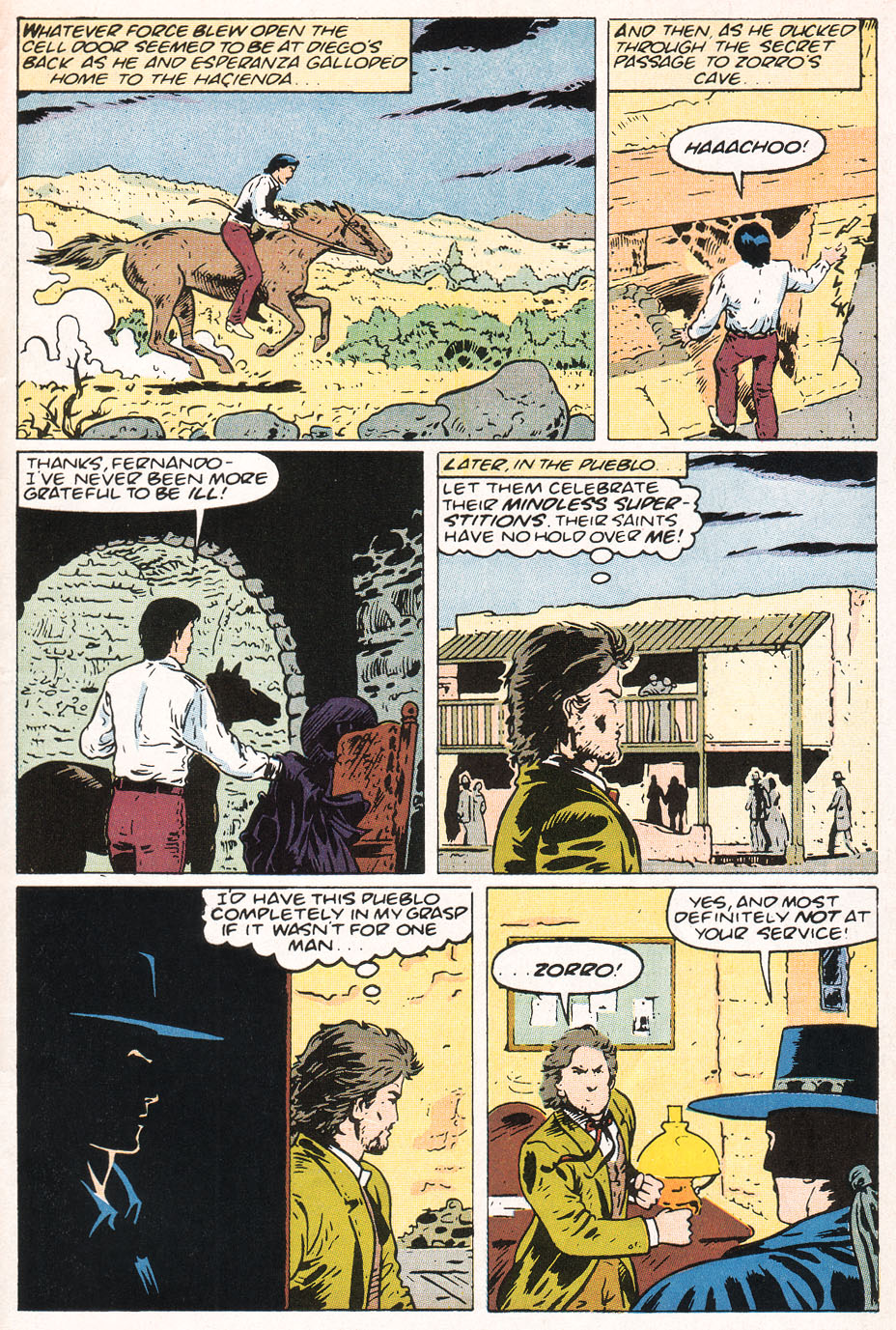 Read online Zorro (1990) comic -  Issue #12 - 27